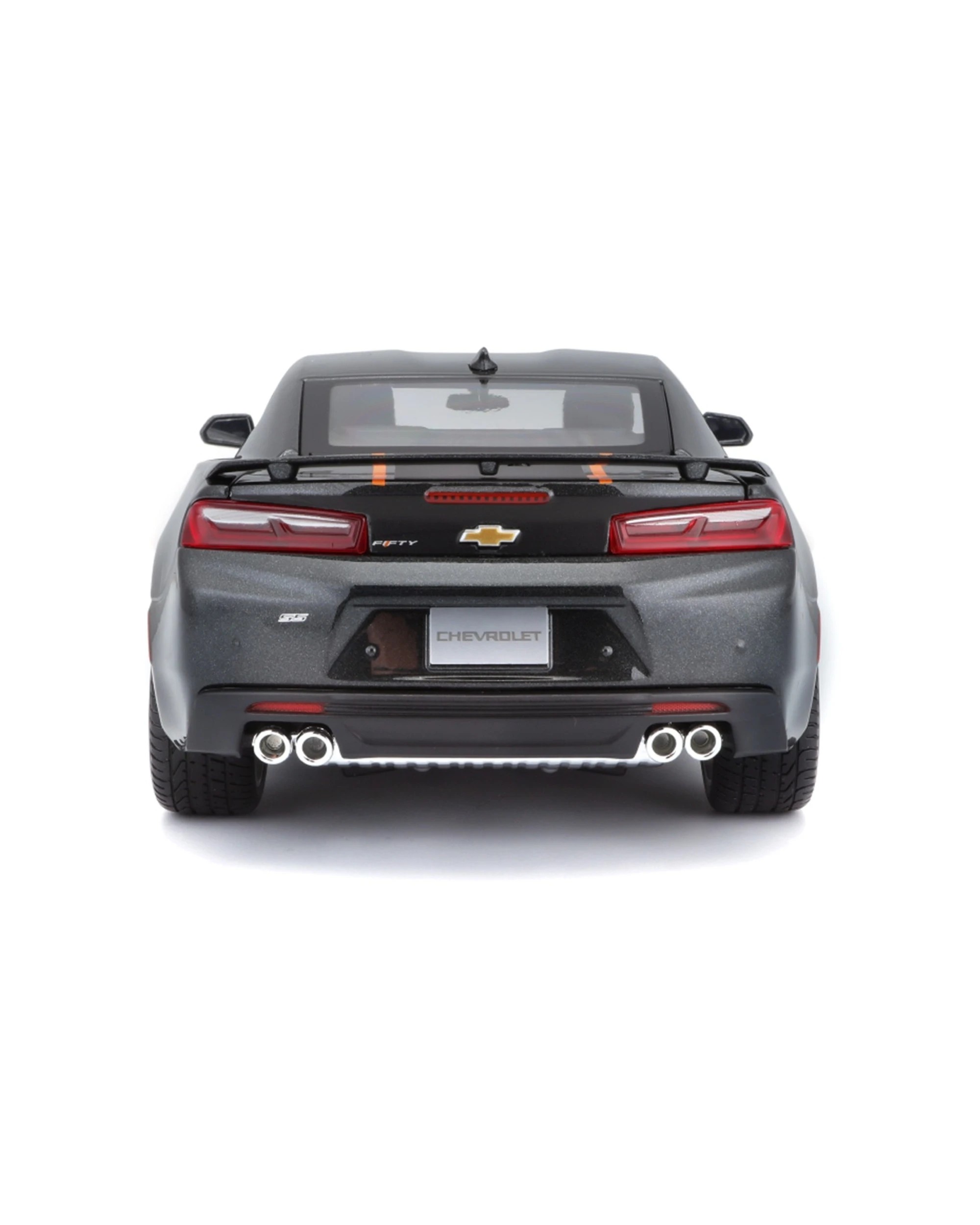4 Maisto 2017 Chevrolet Camaro 50th Anniversary Model Car Replica - Grey, 4 of 8