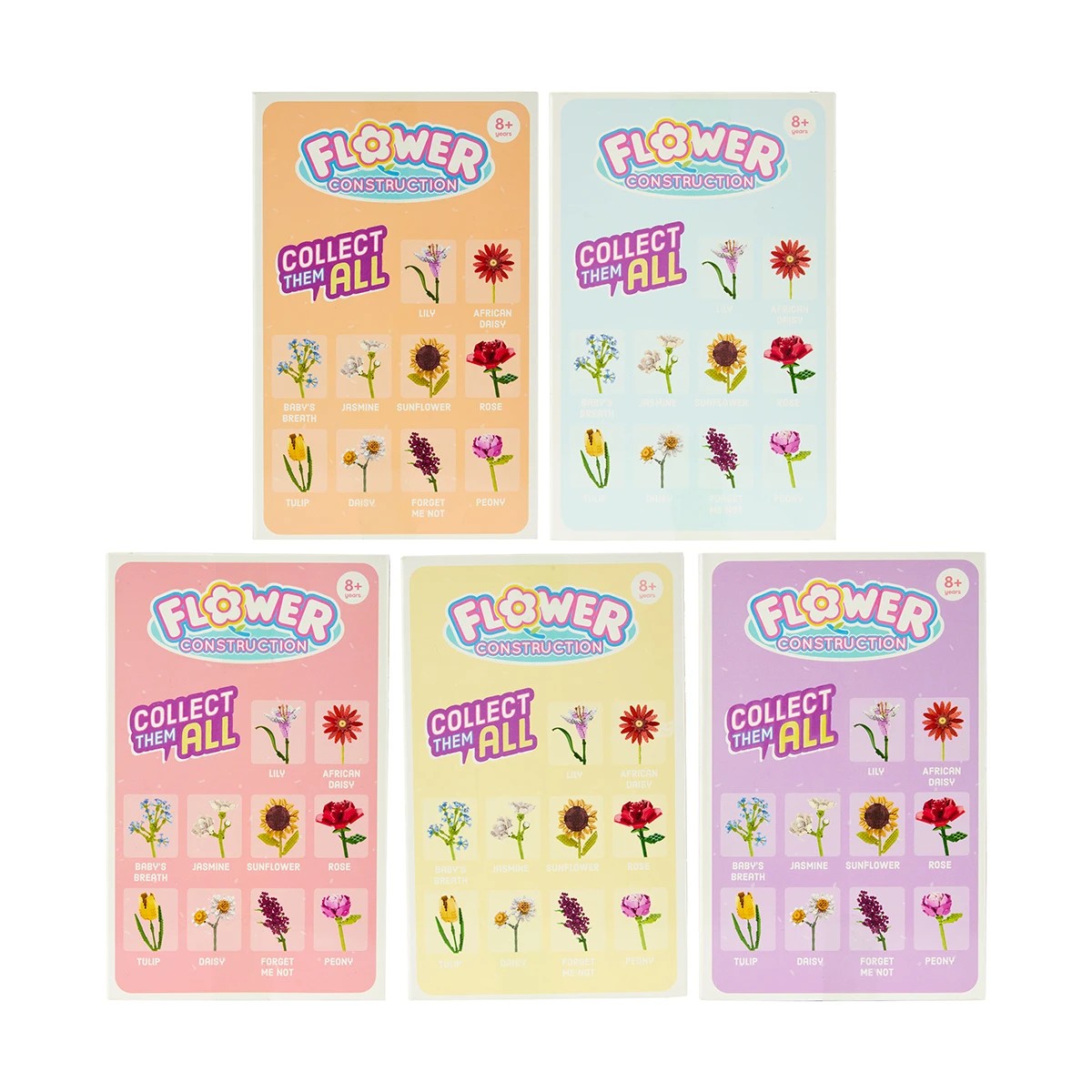 10 Flower Construction Kit - Assorted, 10 of 10