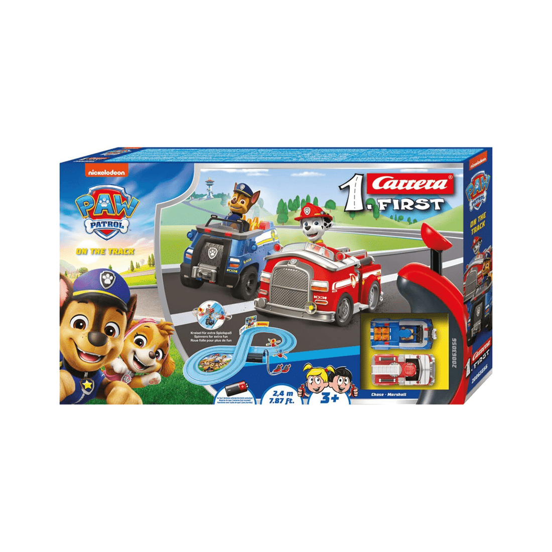 5 Carrera First Paw Patrol - On The Track Slot Car Racing Set Kids Toy 2.4m
 - multi, 5 of 5