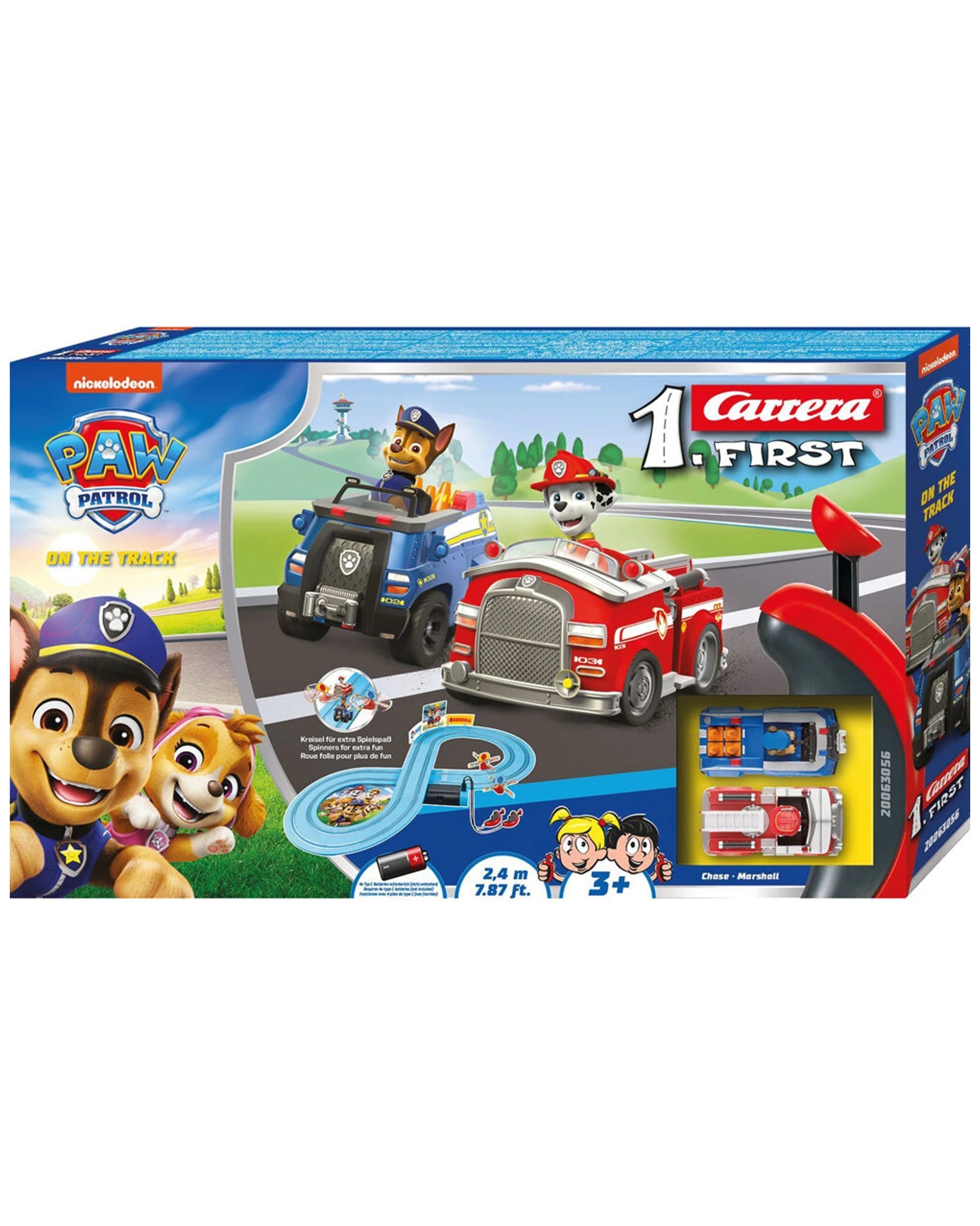 5 Carrera First Paw Patrol - On The Track Slot Car Racing Set Kids Toy 2.4m
 - multi, 5 of 5