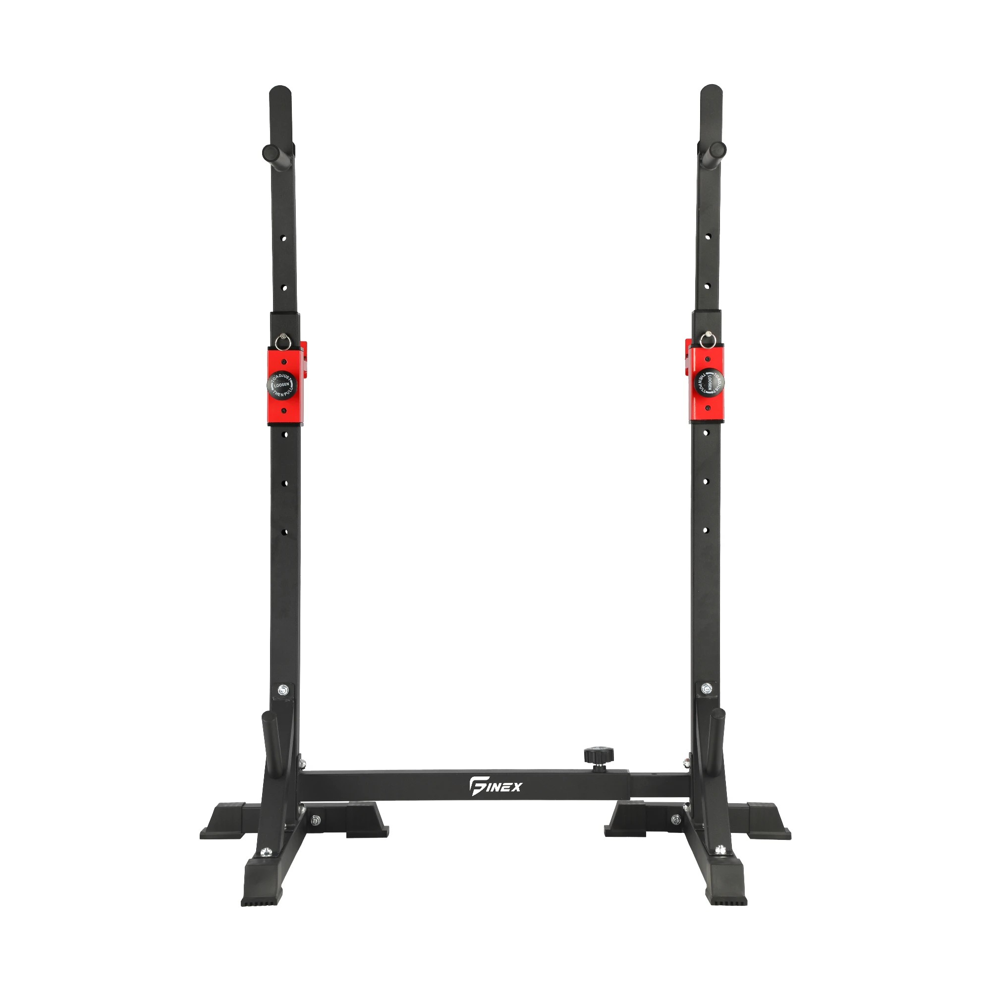 4 Finex Adjustable Squat Rack - Black, 4 of 9
