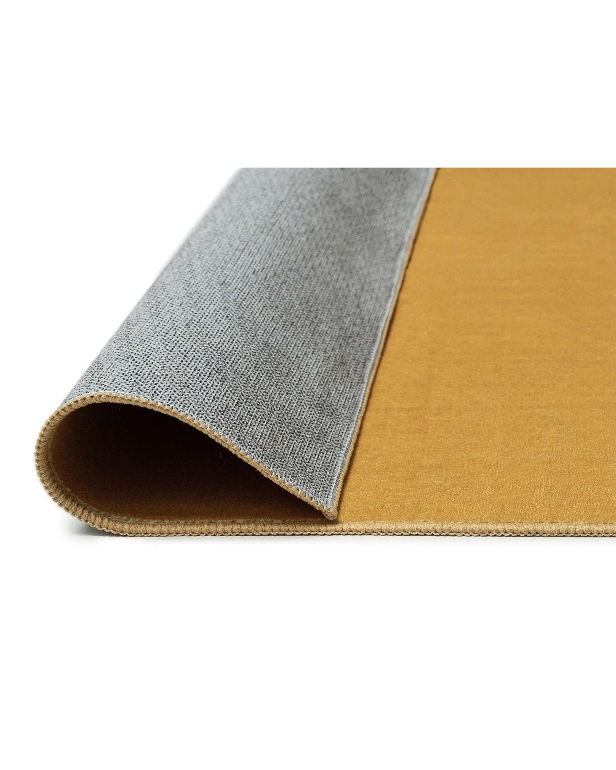 5 Loopsie Poyeni Printed Mustard Washable Rug-290cm x 190cm - Yellow, 5 of 8