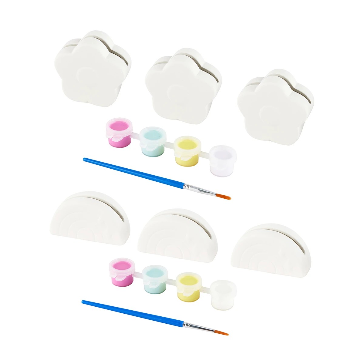 3 Paint Your Own Ceramic Photo Stands Kit - Assorted, 3 of 10