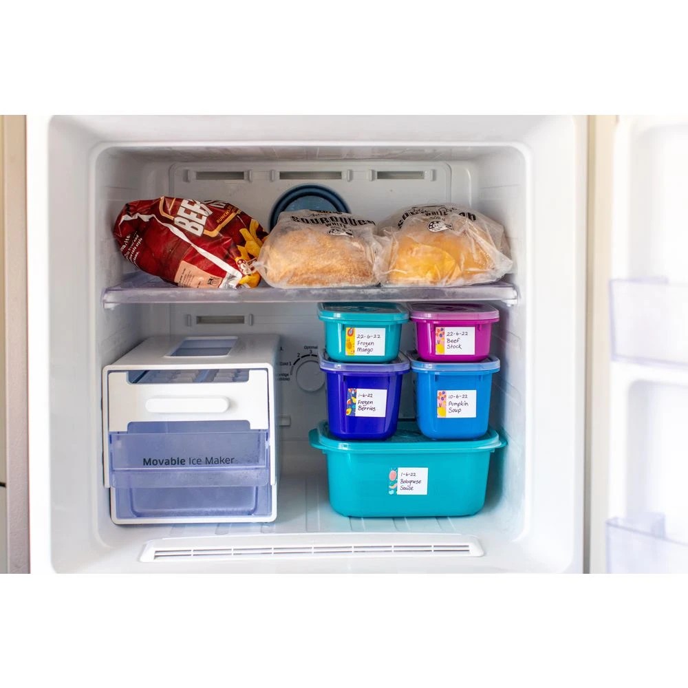 6 Avery 8UP Freezer-Safe Kitchen & Pantry Labels Blue 5 Sheets, 6 of 6