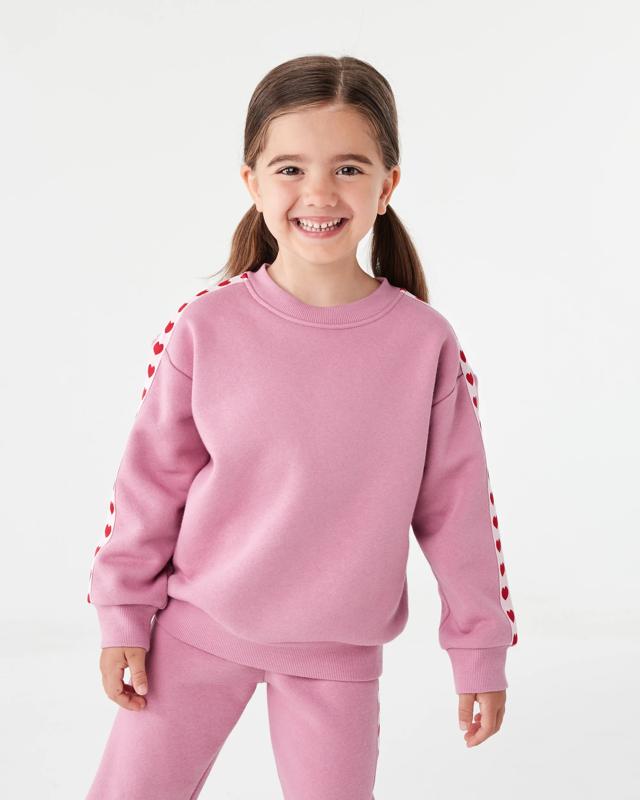 Tape Detail Crew Neck Sweats