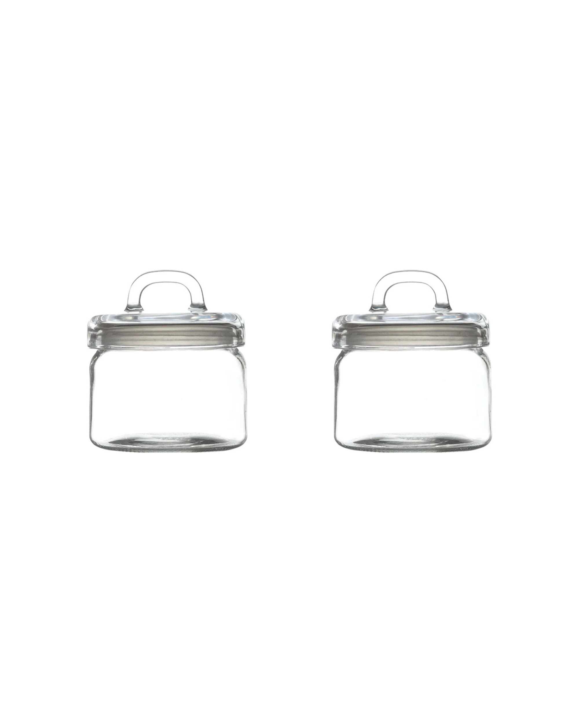 1 Maxwell & Williams 2PK 750ml Glass Refresh Canister Food Storage With Lid - Clear, 1 of 1
