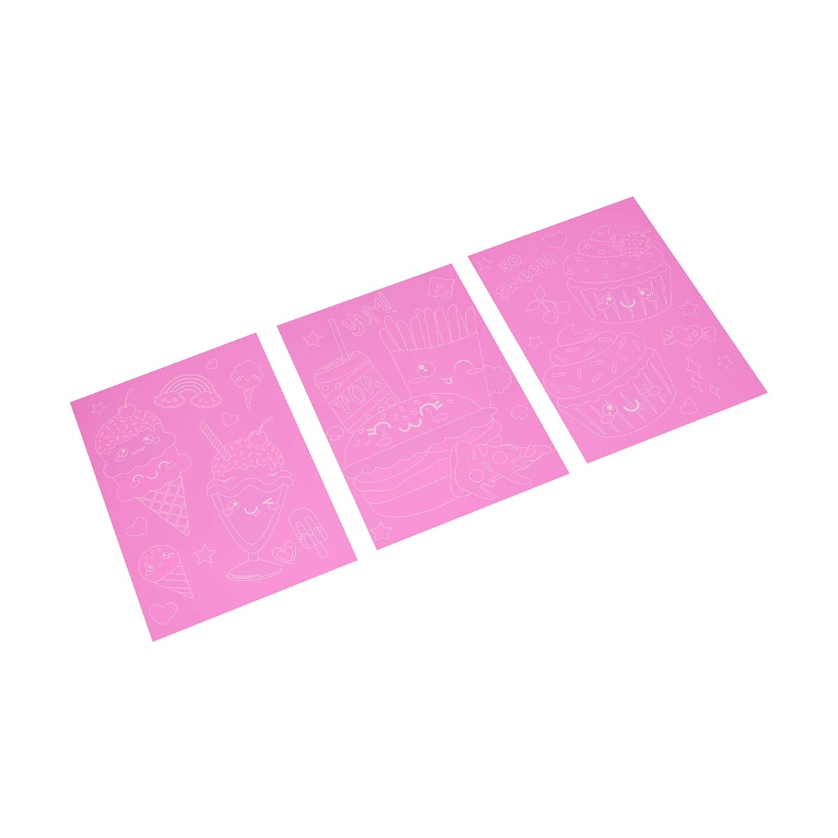 6 Travel Activity Kit - Cute Kawaii Food, 6 of 9