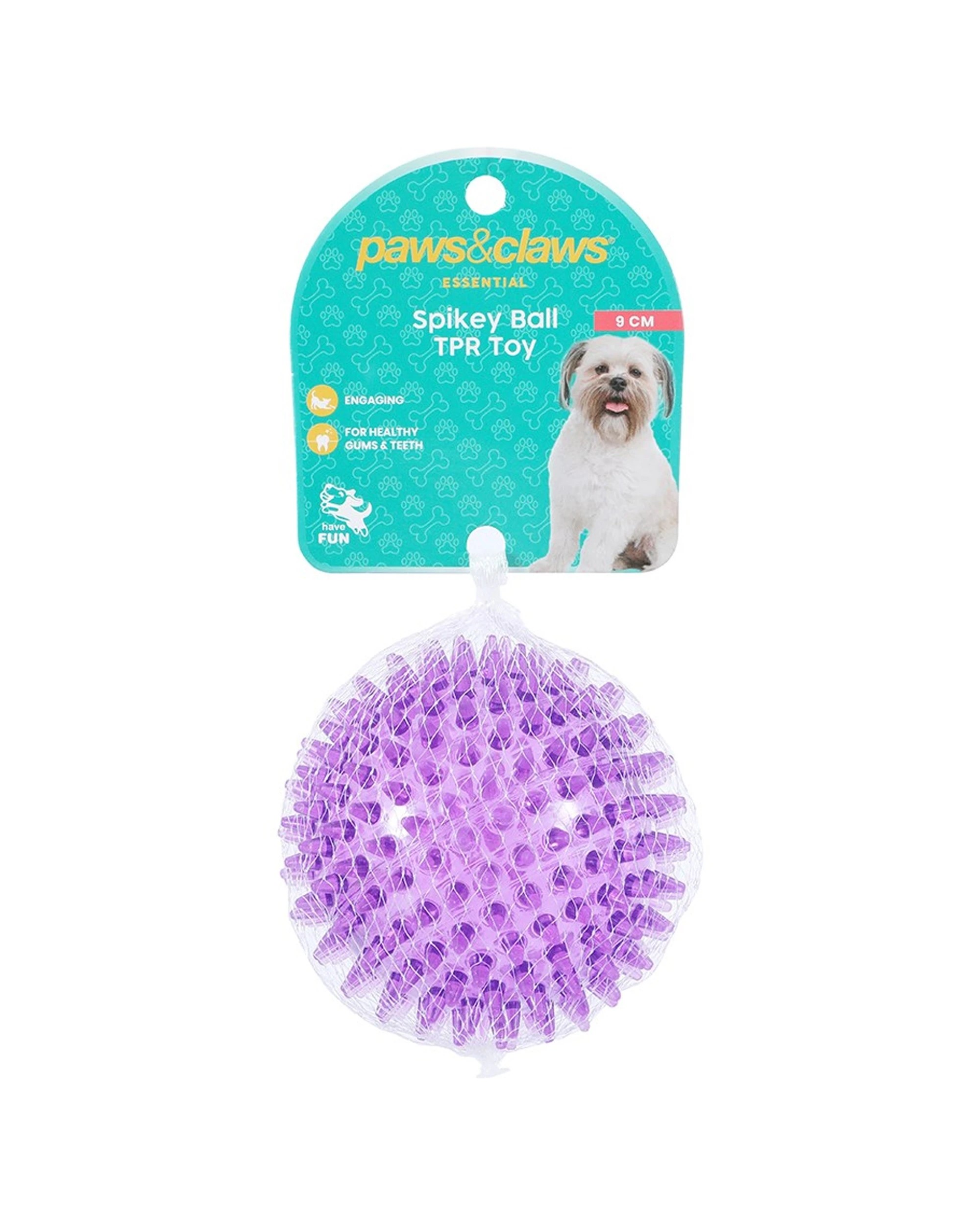 8 Paws And Claws 3pc Spikey Ball TPR Pet Toy 9cm - Multi, 8 of 9