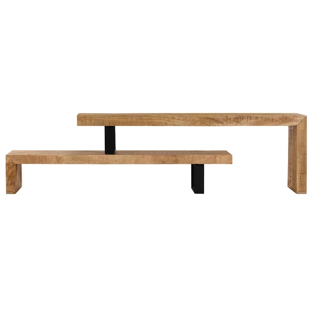 8 Vidaxl Tv Stand Solid Mango Wood - Brown, 8 of 10