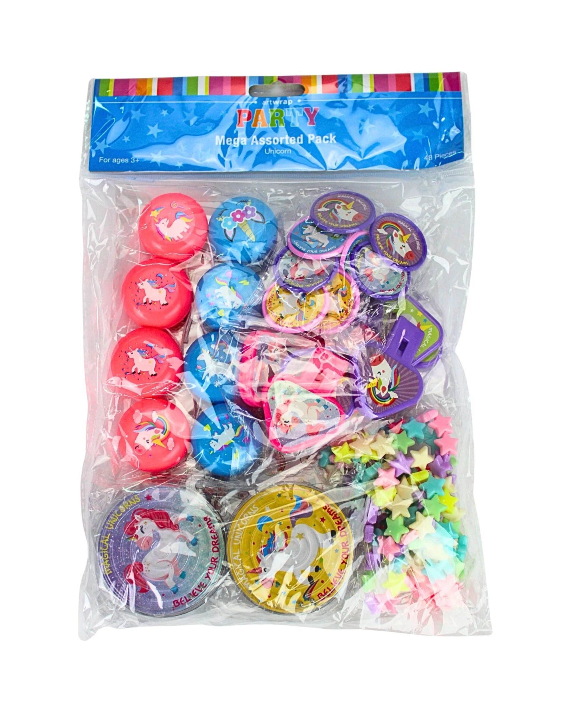 2 Artwrap Unicorn Mega Value Favour Pack 48 Pieces, 2 of 2