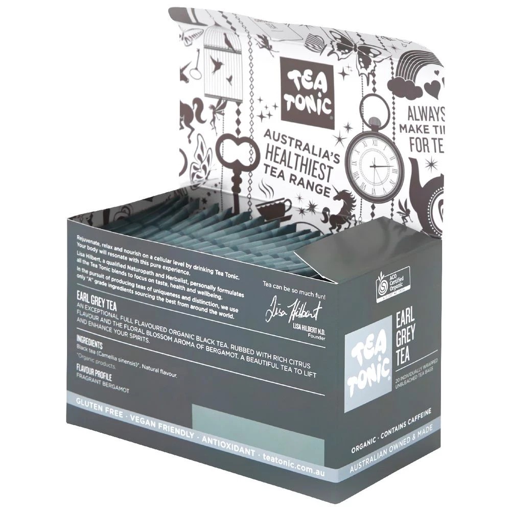 2 Tea Tonic Tea Bags Earl Grey 20 Pack, 2 of 2