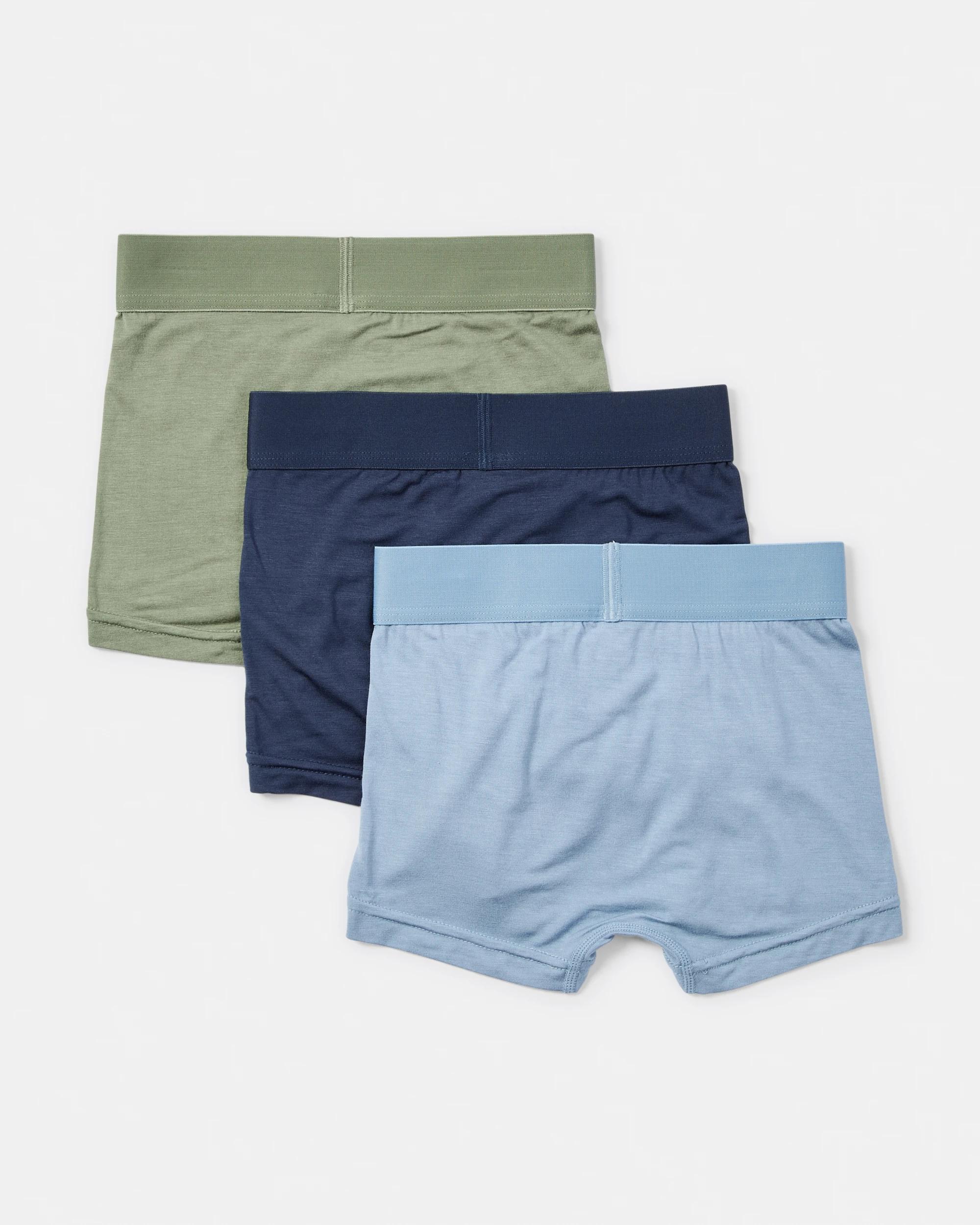 2 3 Pack Bamboo Trunks EARTH, 2 of 5