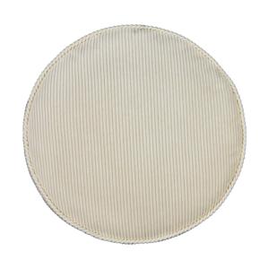 Corduroy Round Cushion - Beige