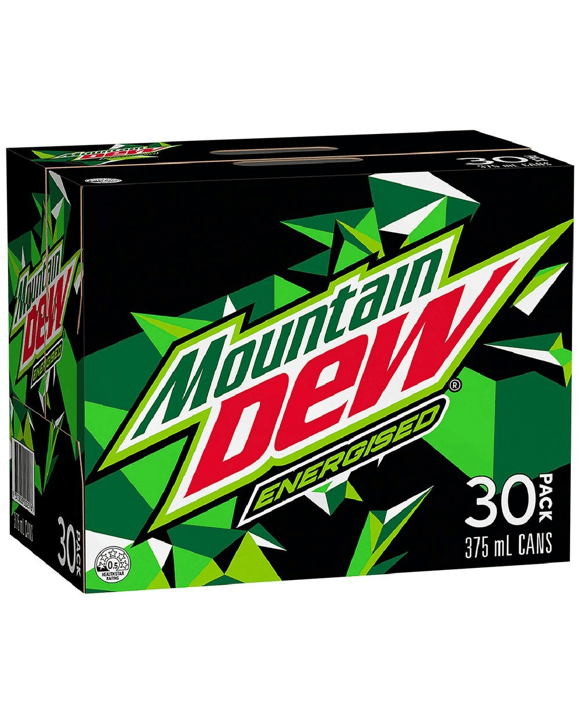 Mountain Dew Cans 375mL 30 Pack