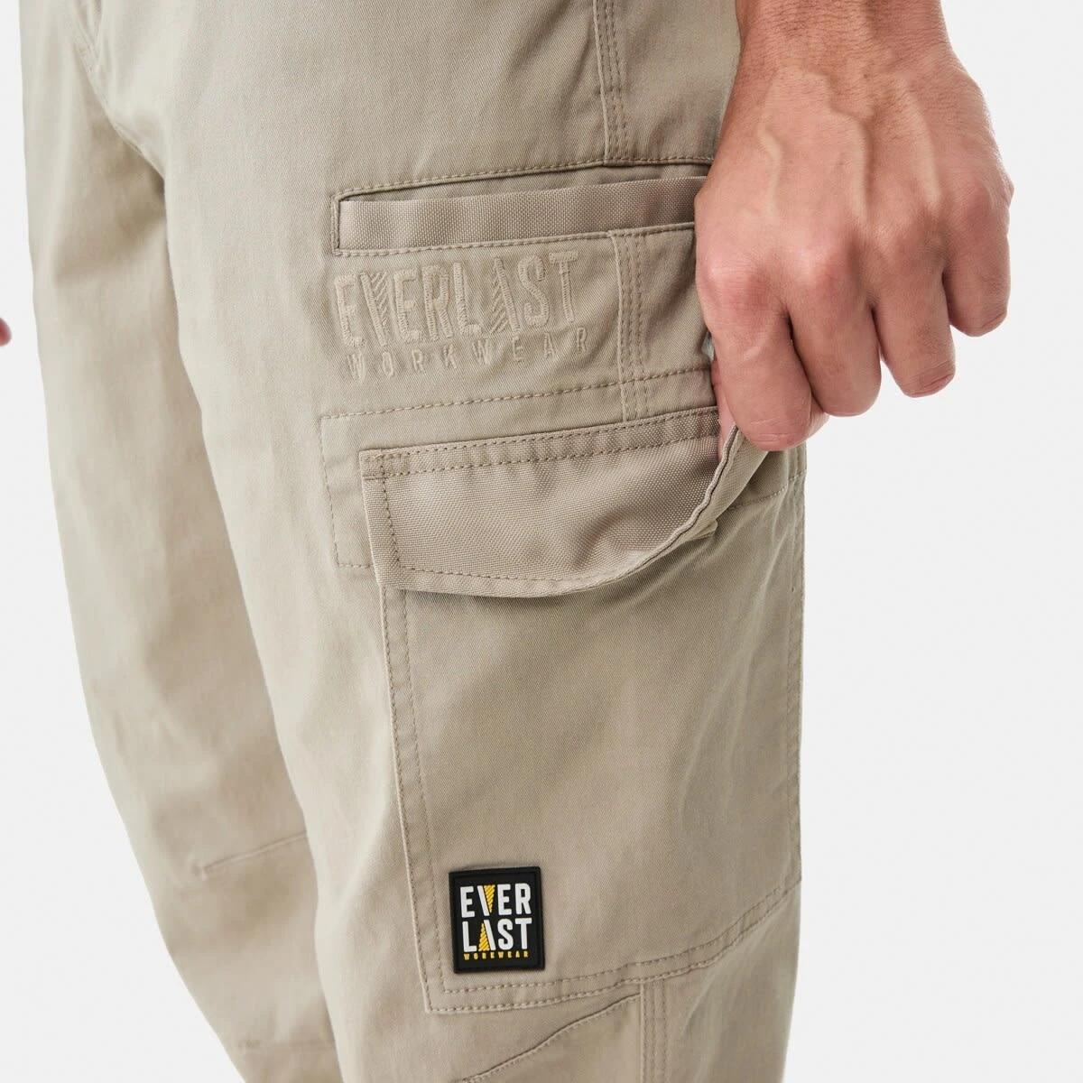 5 Everlast Work Canvas Joggers STONE BEIGE, 5 of 6