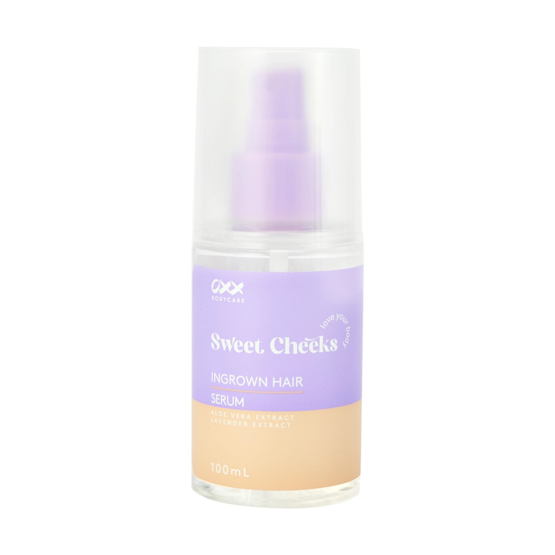 1 OXX Bodycare Sweet Cheeks Ingrown Hair Serum 100ml - Aloe Vera and Lavender Extract, 1 of 5