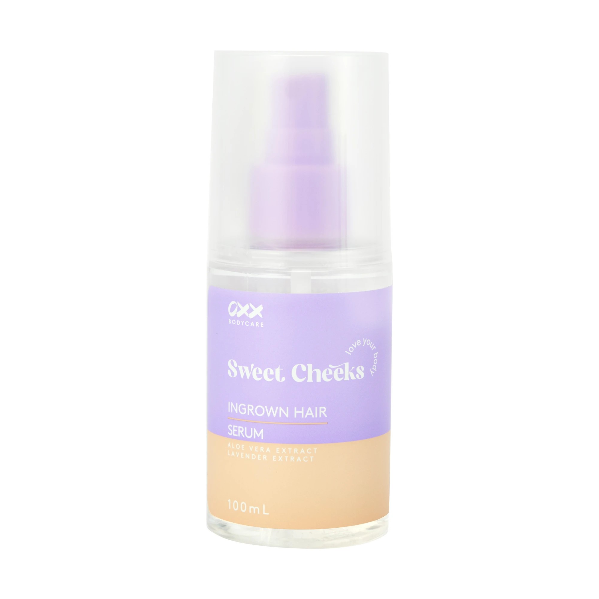 1 OXX Bodycare Sweet Cheeks Ingrown Hair Serum 100ml - Aloe Vera and Lavender Extract, 1 of 5