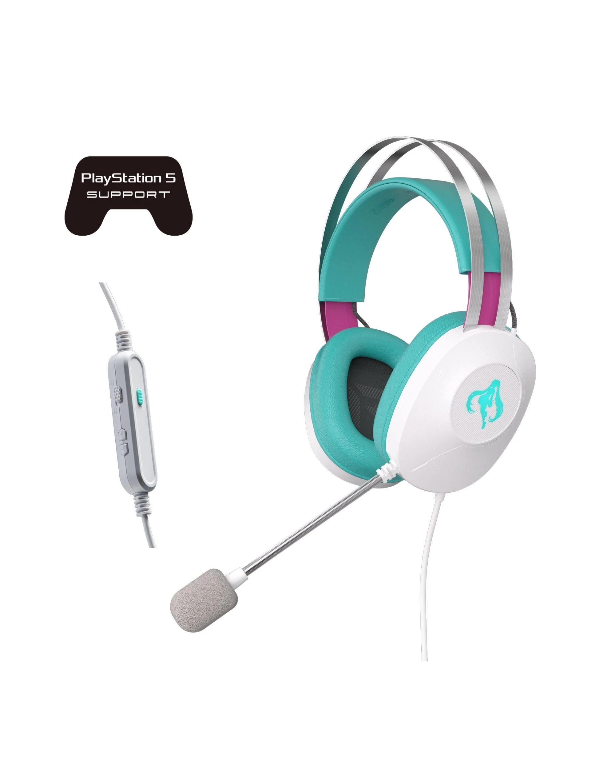 3 ASUS TUF Gaming H1 Gen II Hatsune Miku Edition Wired Headset for PC and PS5 - Multi, 3 of 5