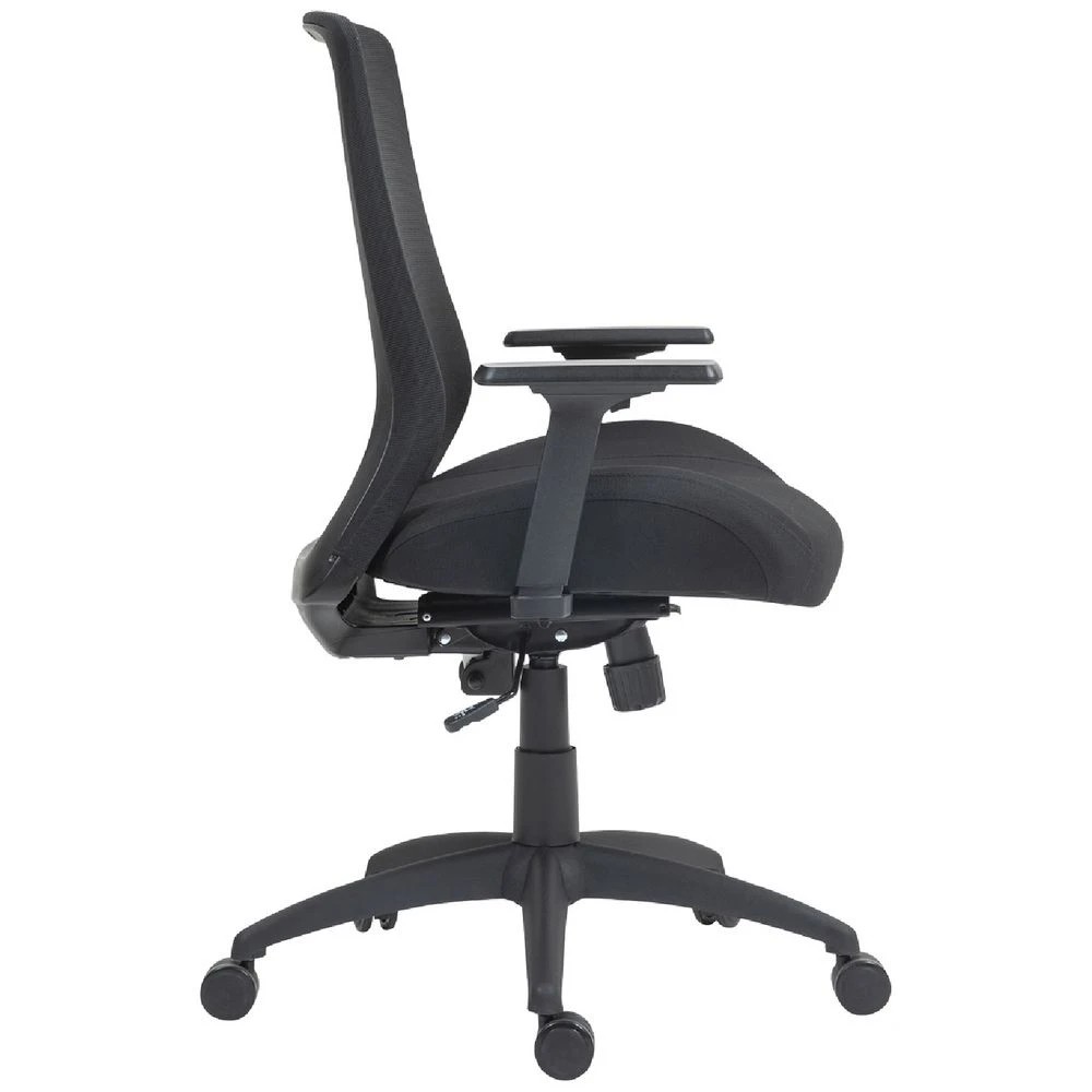4 J.Burrows Birmingham 180Kg Chair Black Ergonomic Chairs and Desk Chairs, 4 of 10