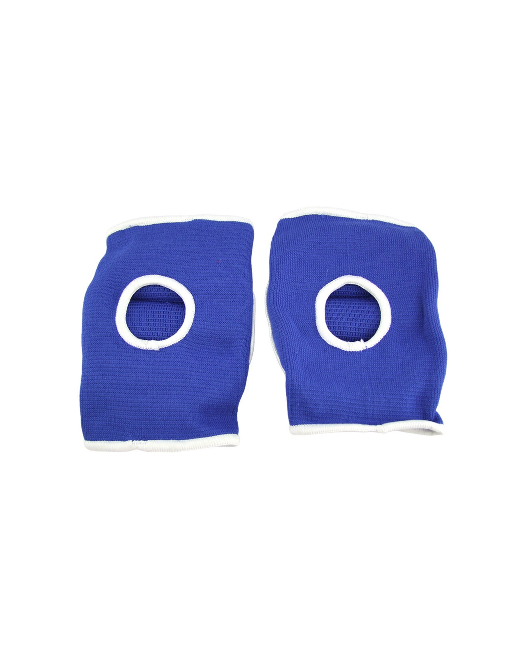 3 Regent 2PK Sports Knee Support Pads Football Gear Protector Pair Junior - Blue, 3 of 4