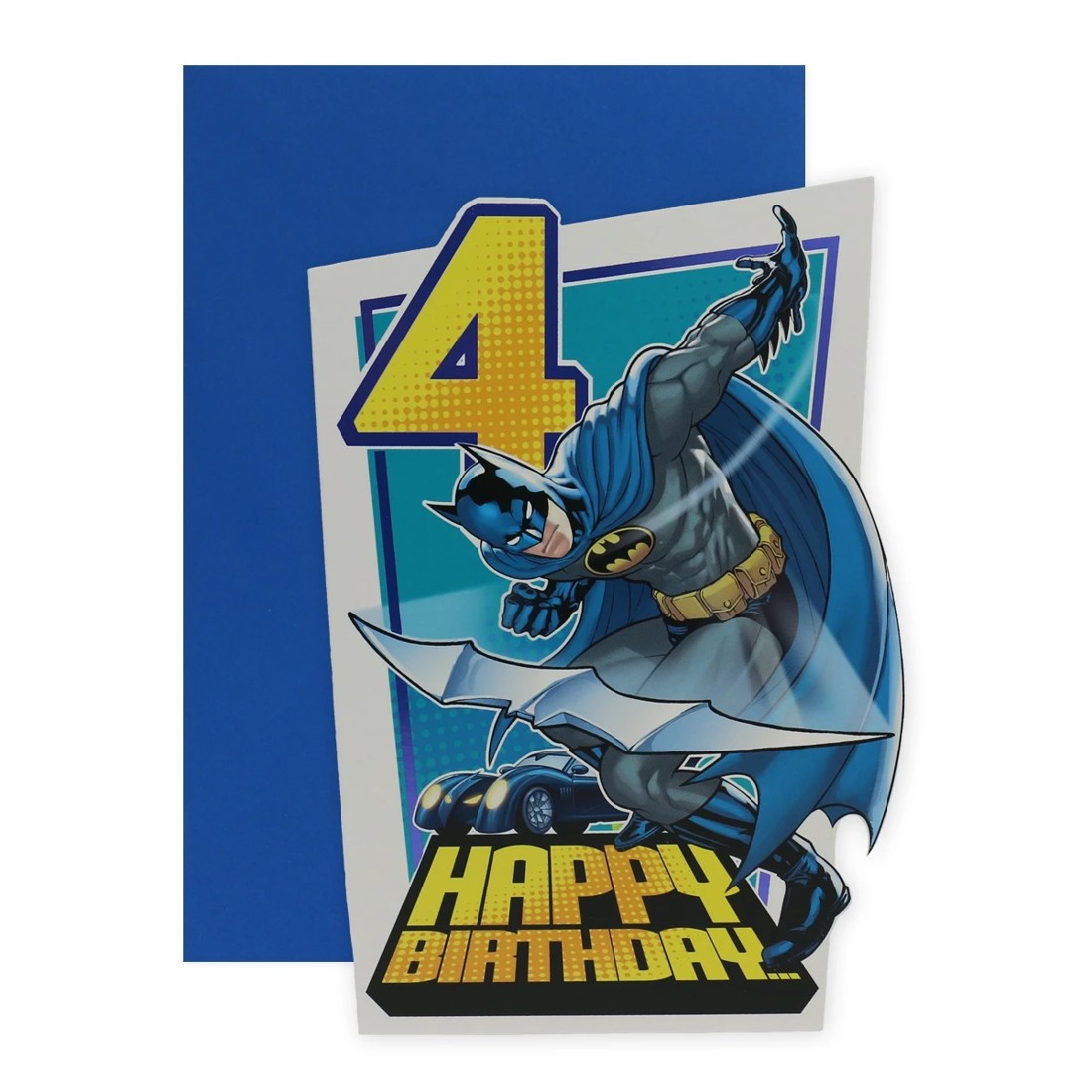 1 Connections from Hallmark DC Comics Batman 4th Birthday Card - One of the Good Guys, 1 of 3