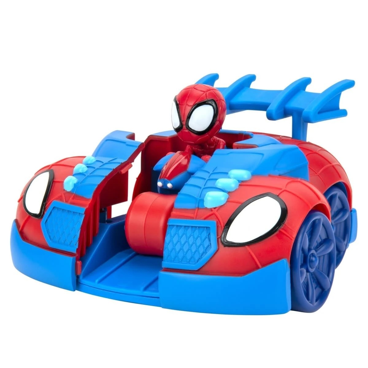 4 Disney Junior Marvel Spidey and His Amazing Friends Web Strike 2-in-1 Vehicle, 4 of 5