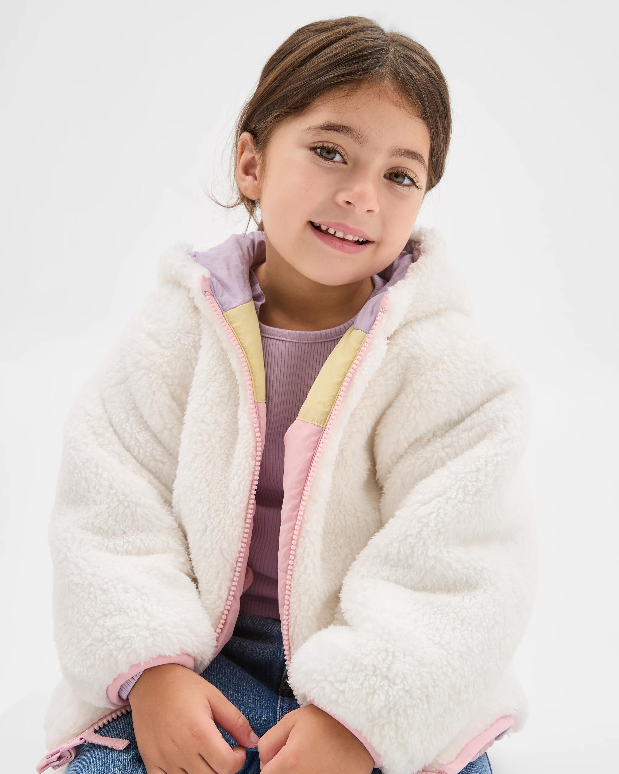 4 Target Kids Reversible Hooded Heart Pocket Puffer Jacket MULTI, 4 of 7
