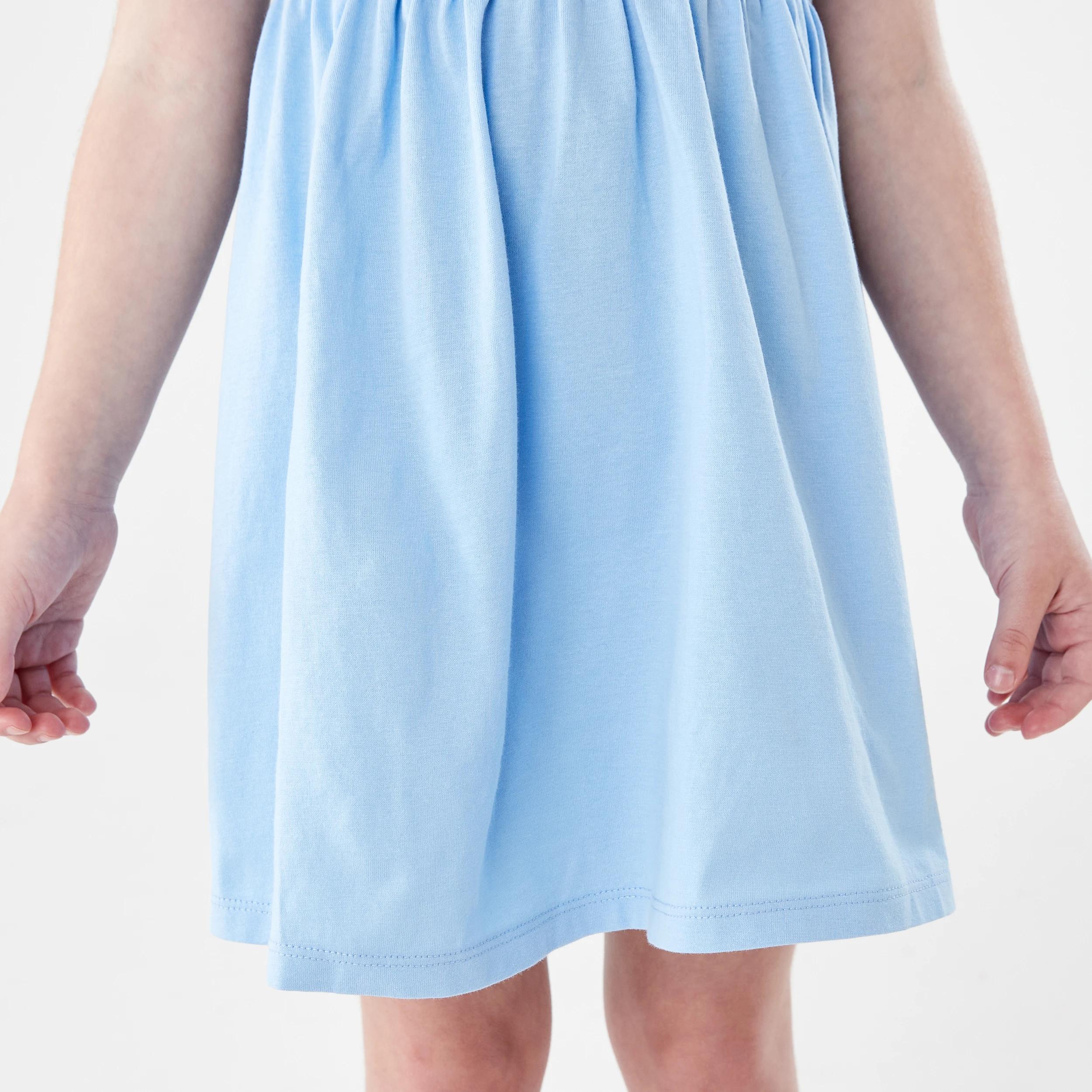 5 Frill Sleeve Dress BELLFLOWER BLUE, 5 of 7