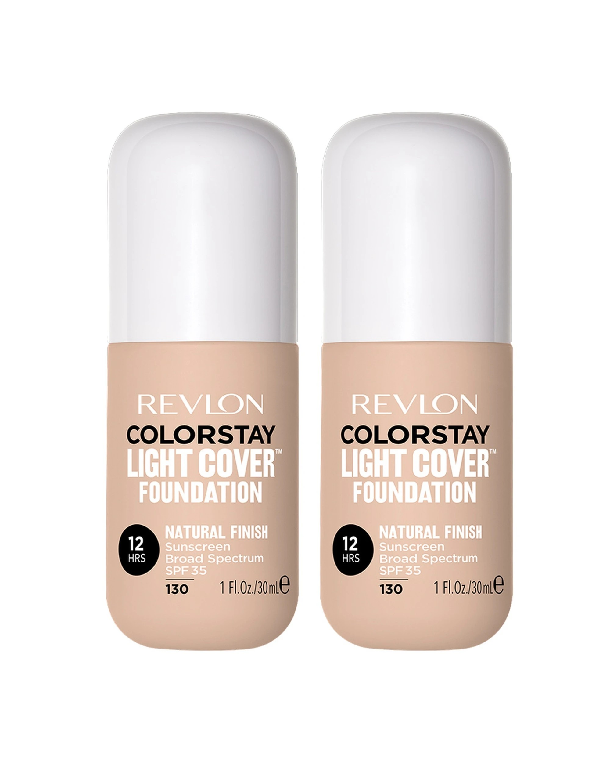 1 Revlon Colorstay Light Cover Foundation 30ml 130 Porcelain - 2 Pack, 1 of 1