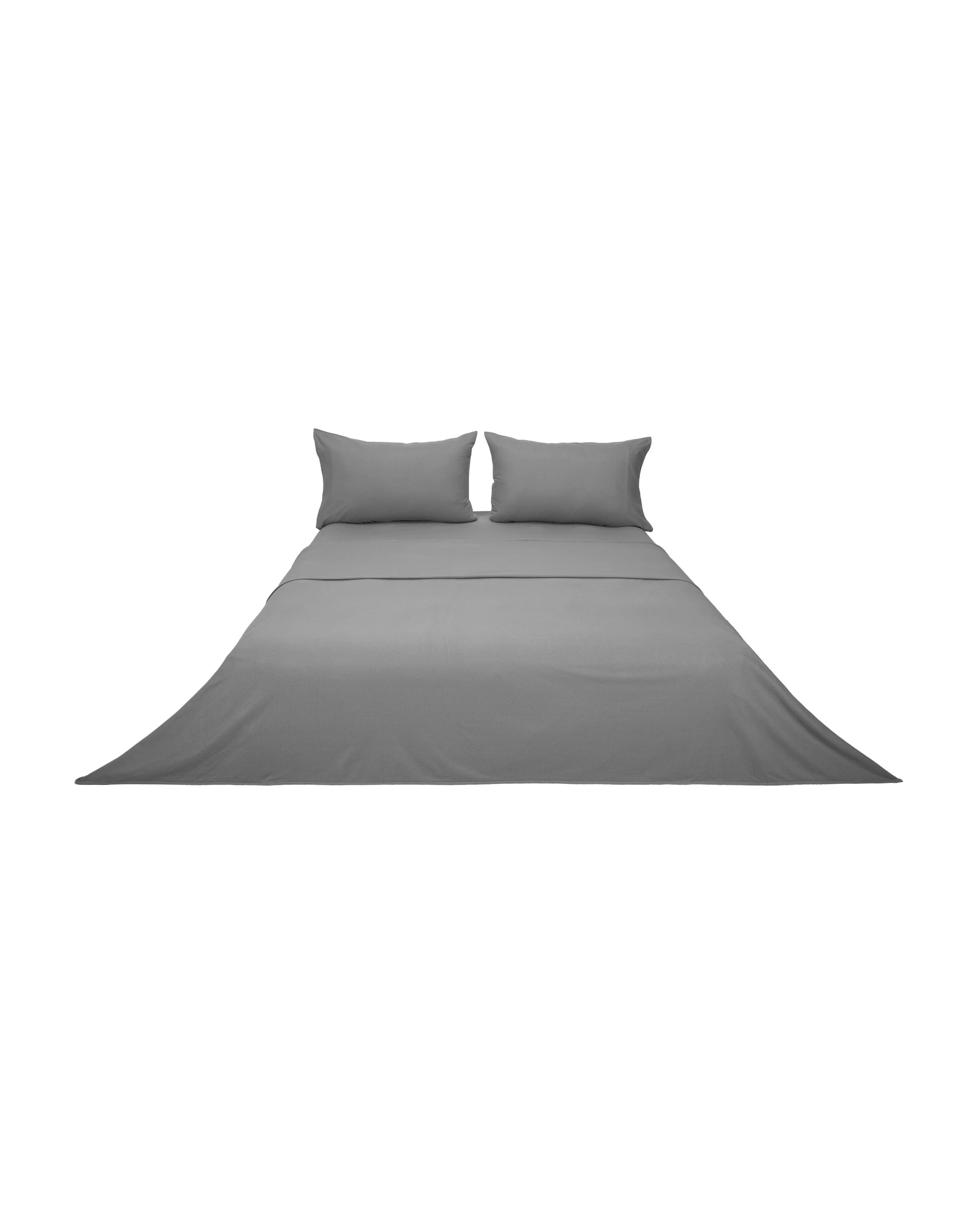 6 Soft Touch Sheet Set - Queen Bed, Grey, 6 of 7