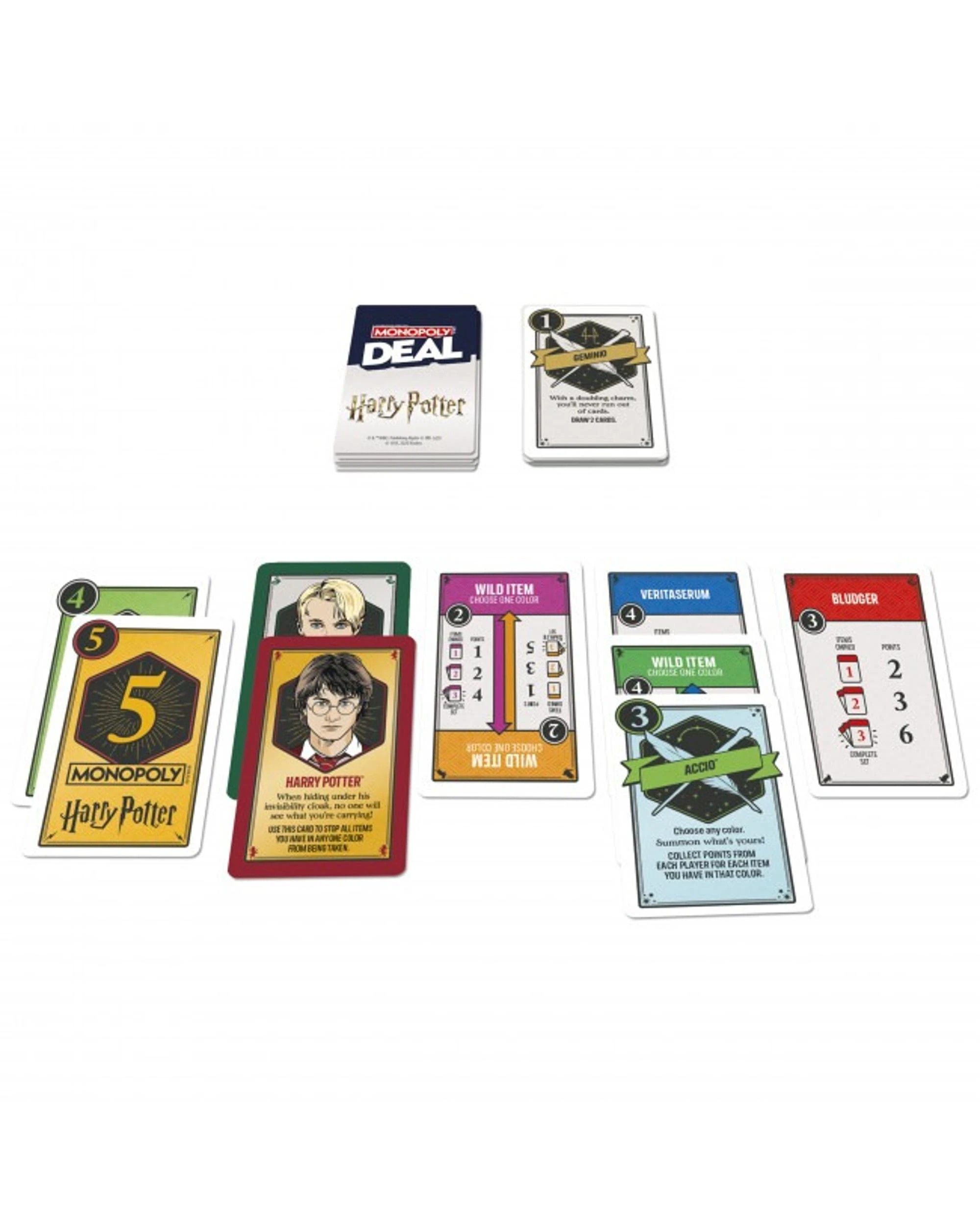 4 Monopoly Deal Harry Potter, 4 of 4