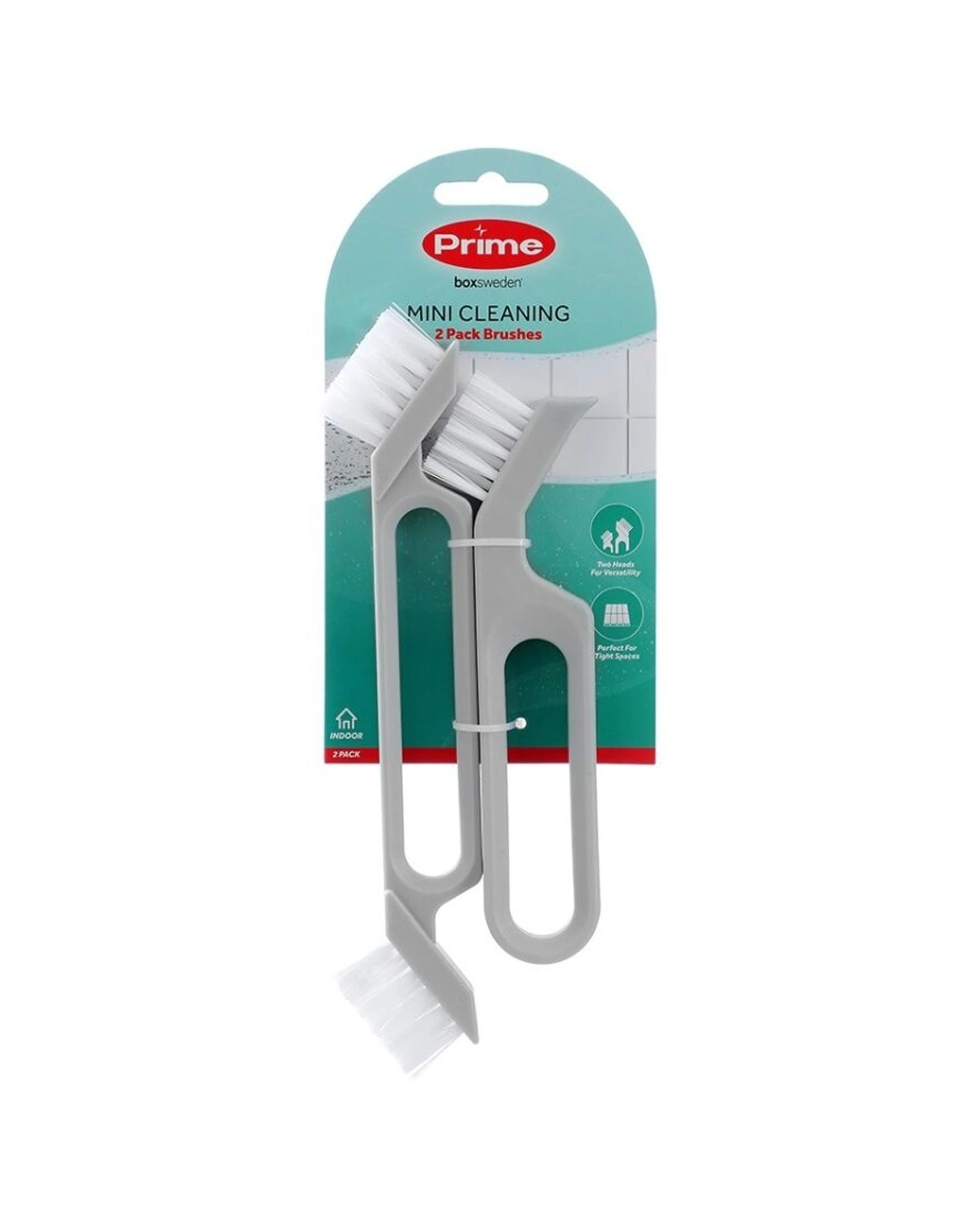 2 Boxsweden 6x 2pc Prime Mini Cleaning Brushes Two Heads Versatile Use Indoor Cleaning - Multi, 2 of 7