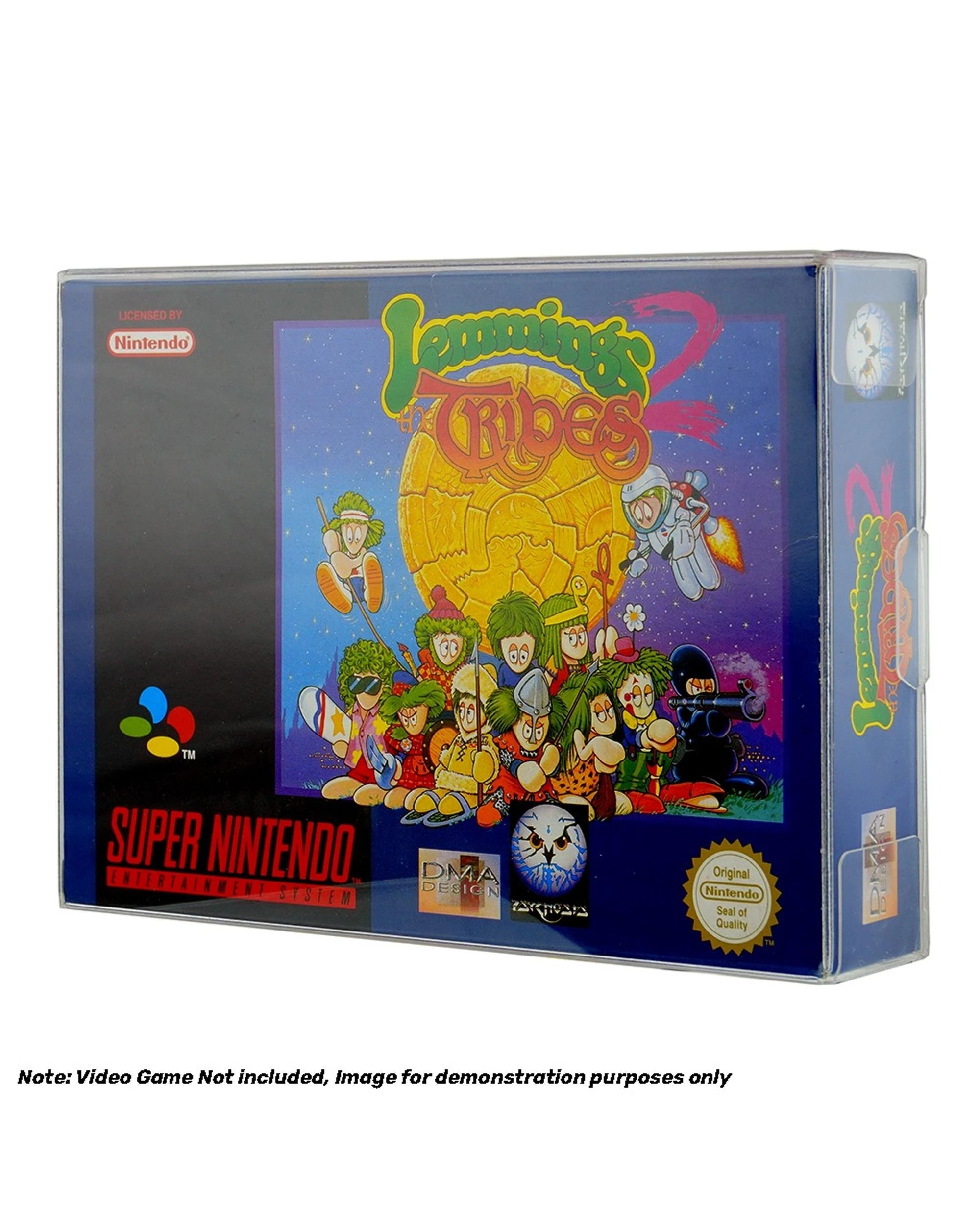 4 Powerwave SNES and N64 Game Box 0.5mm Plastic UV Protector 10 Pack - Clear, 4 of 4