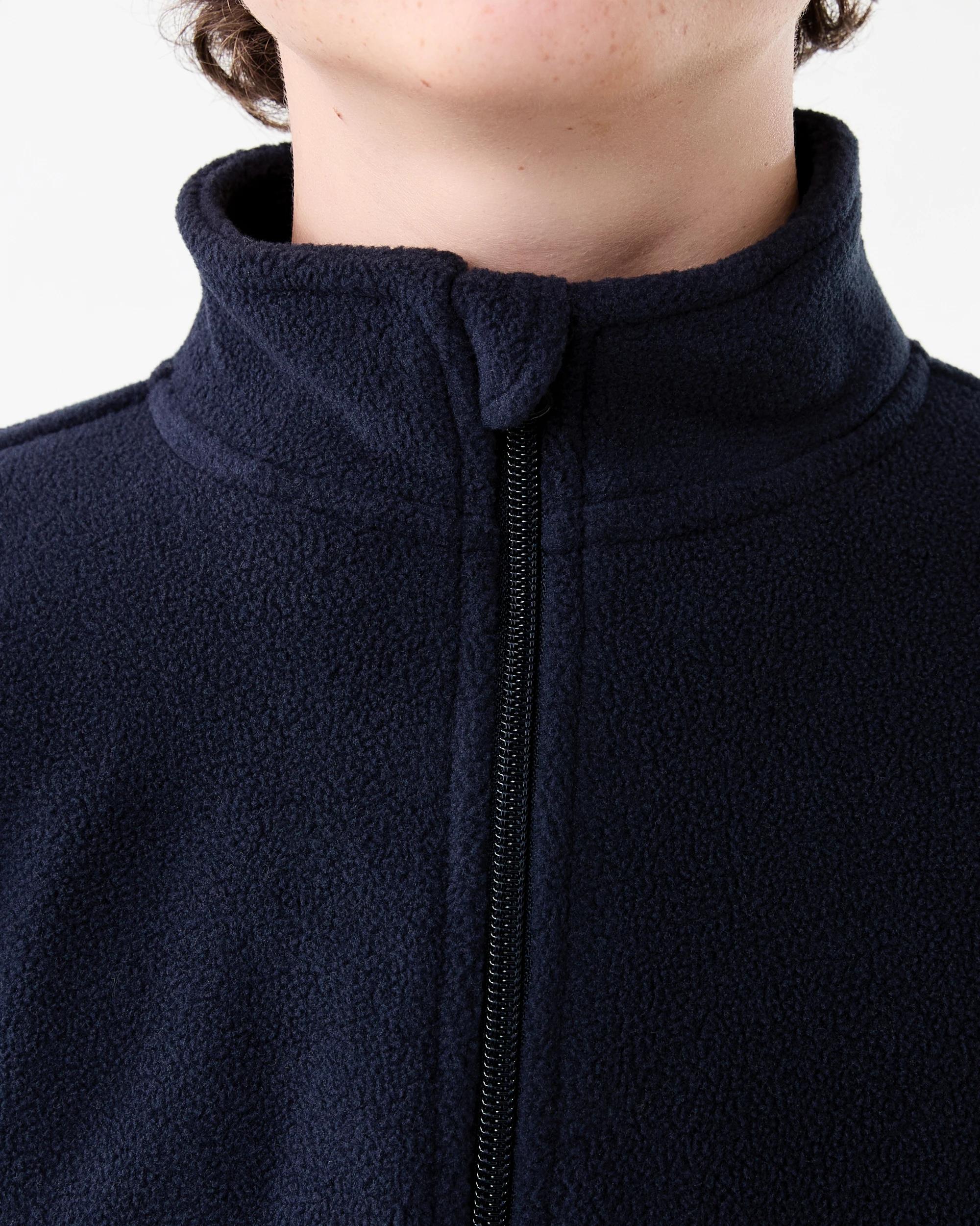 5 Zip Through Polar Fleece Jacket Nvy Sphire, 5 of 7