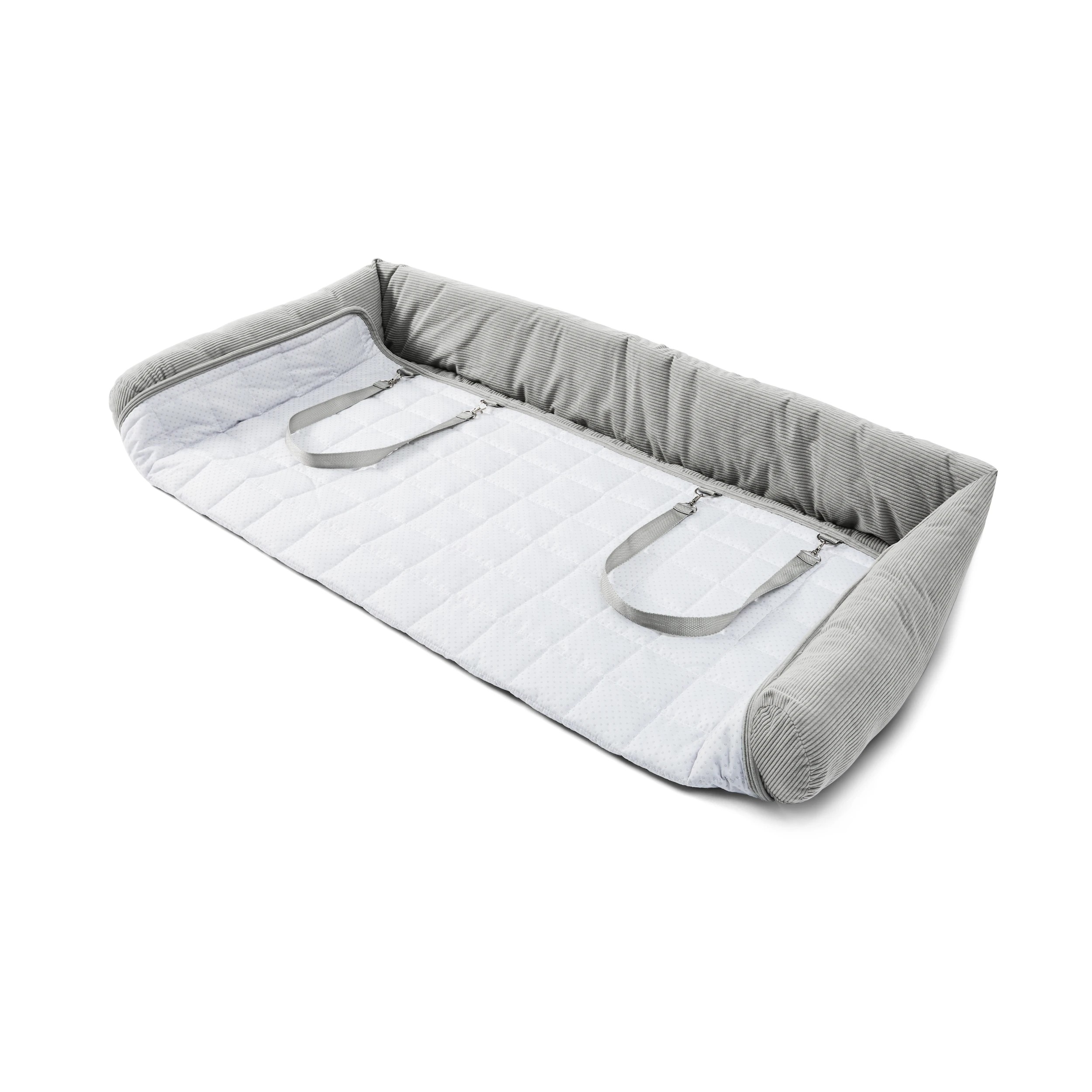 4 Pet Corduroy Couch Topper - Double Bed, Grey, 4 of 9