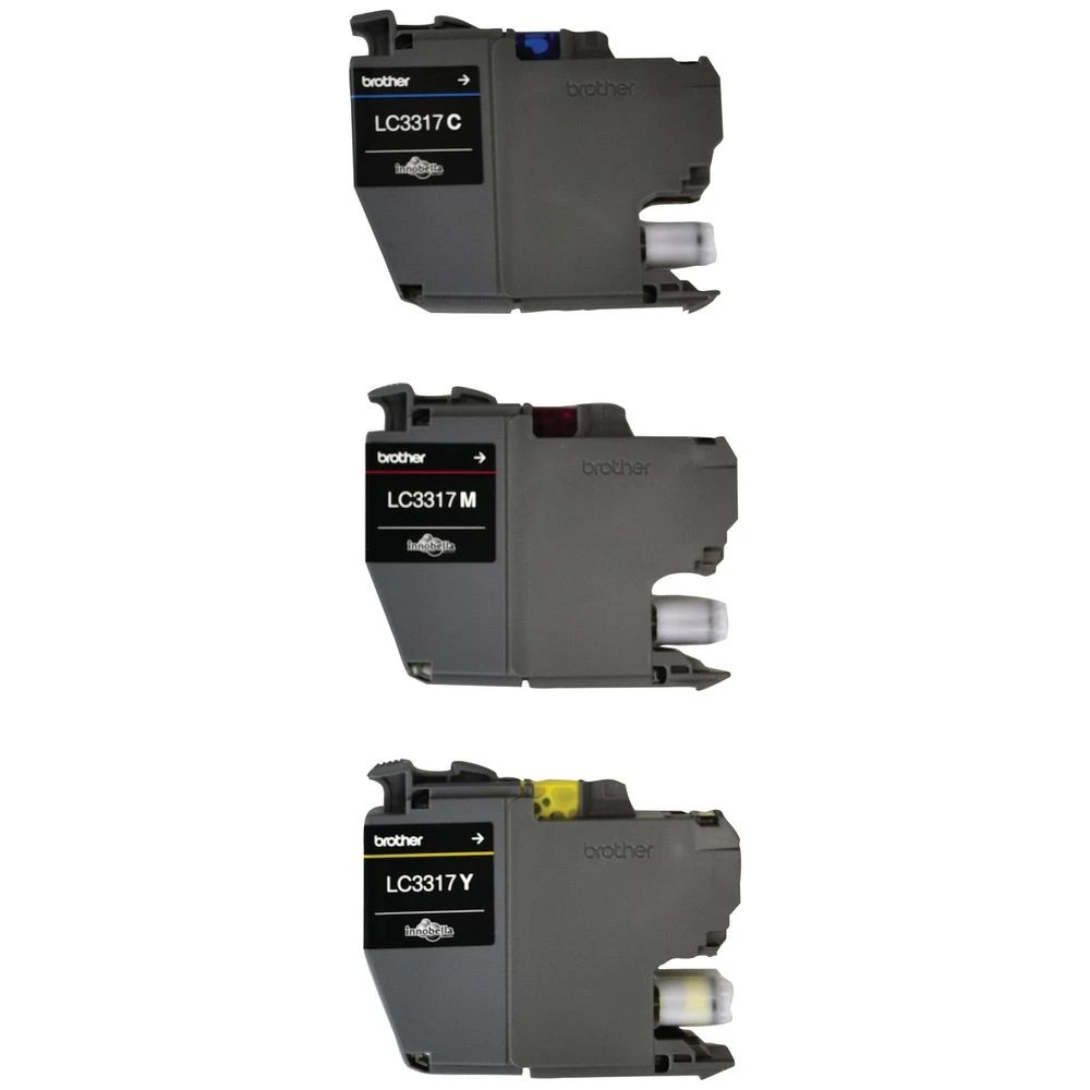 2 Brother LC 3317 Ink Cartridges 3 Colour Value Pack, 2 of 2