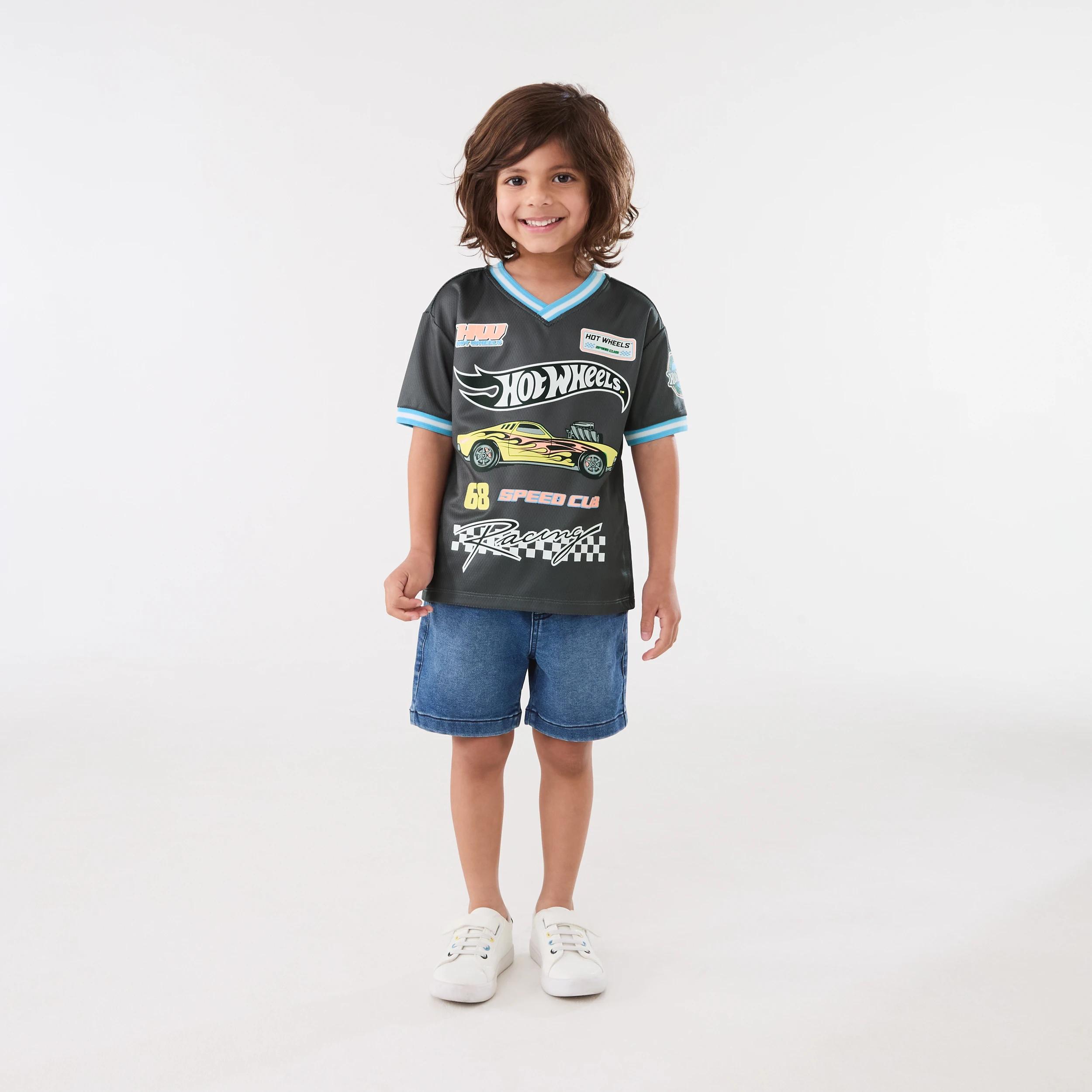 6 Hot Wheels License Oversized Mesh T-shirt HOT WHEELS MULTI PLACEMENT PRINT, 6 of 7