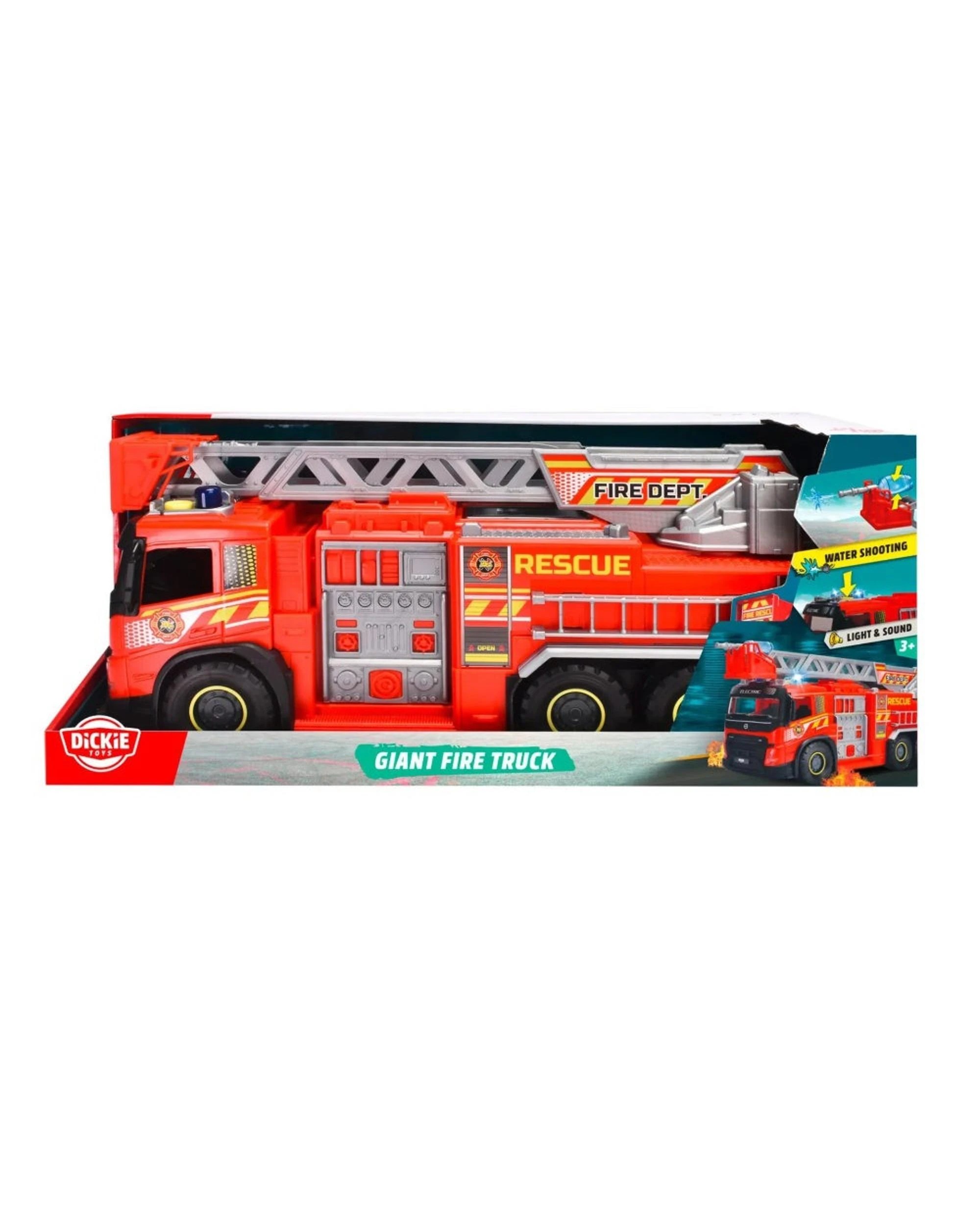 1 Dickie Toys Giant Fire Truck, 1 of 5