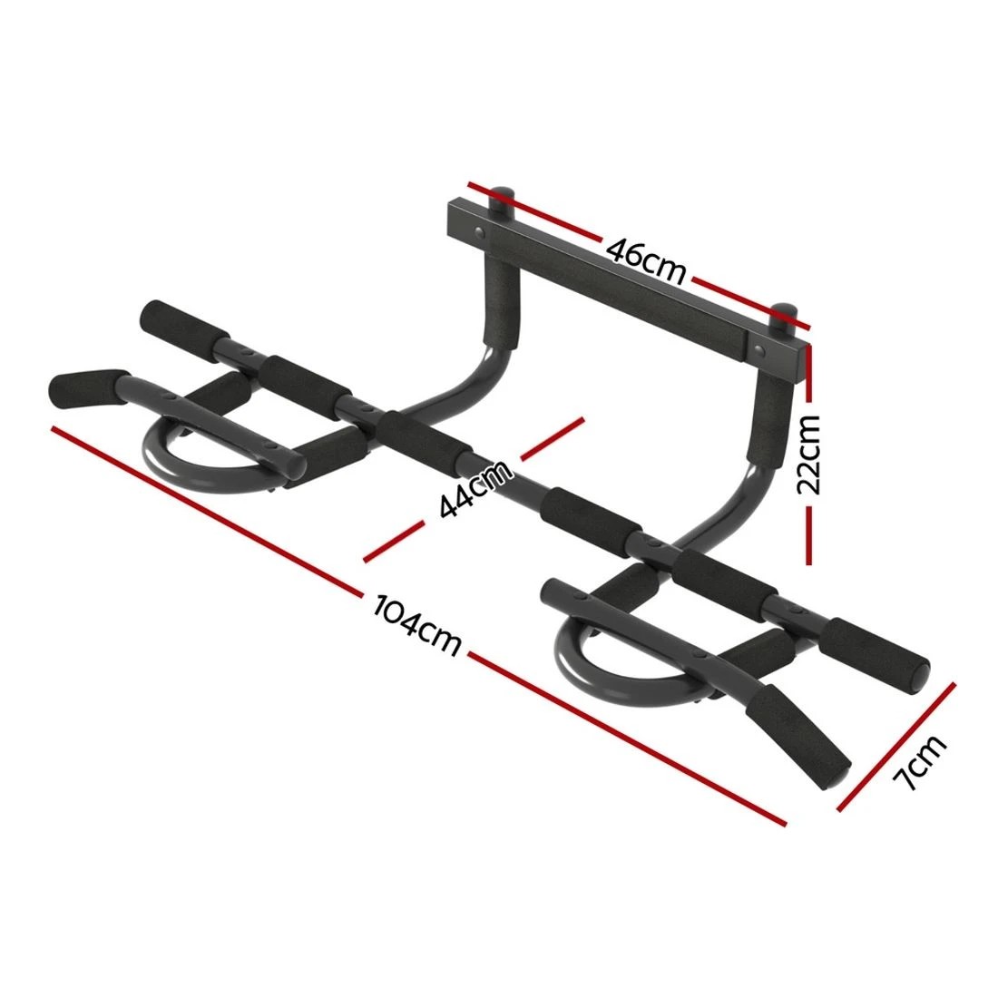 2 Everfit Pull Up Bar 104CM - Black, 2 of 6