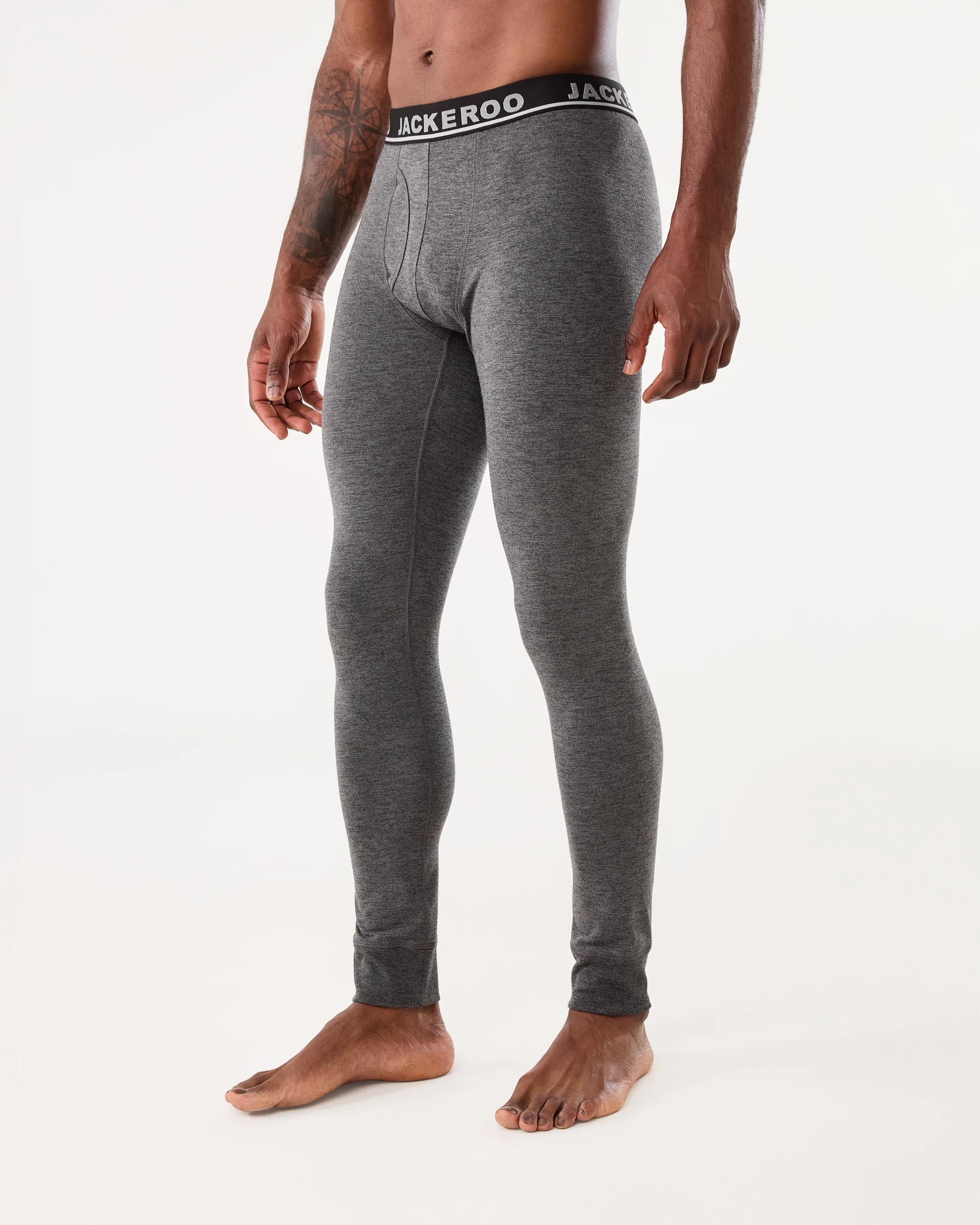 2 Long Leg Thermal Pants Gry Chmrle, 2 of 4