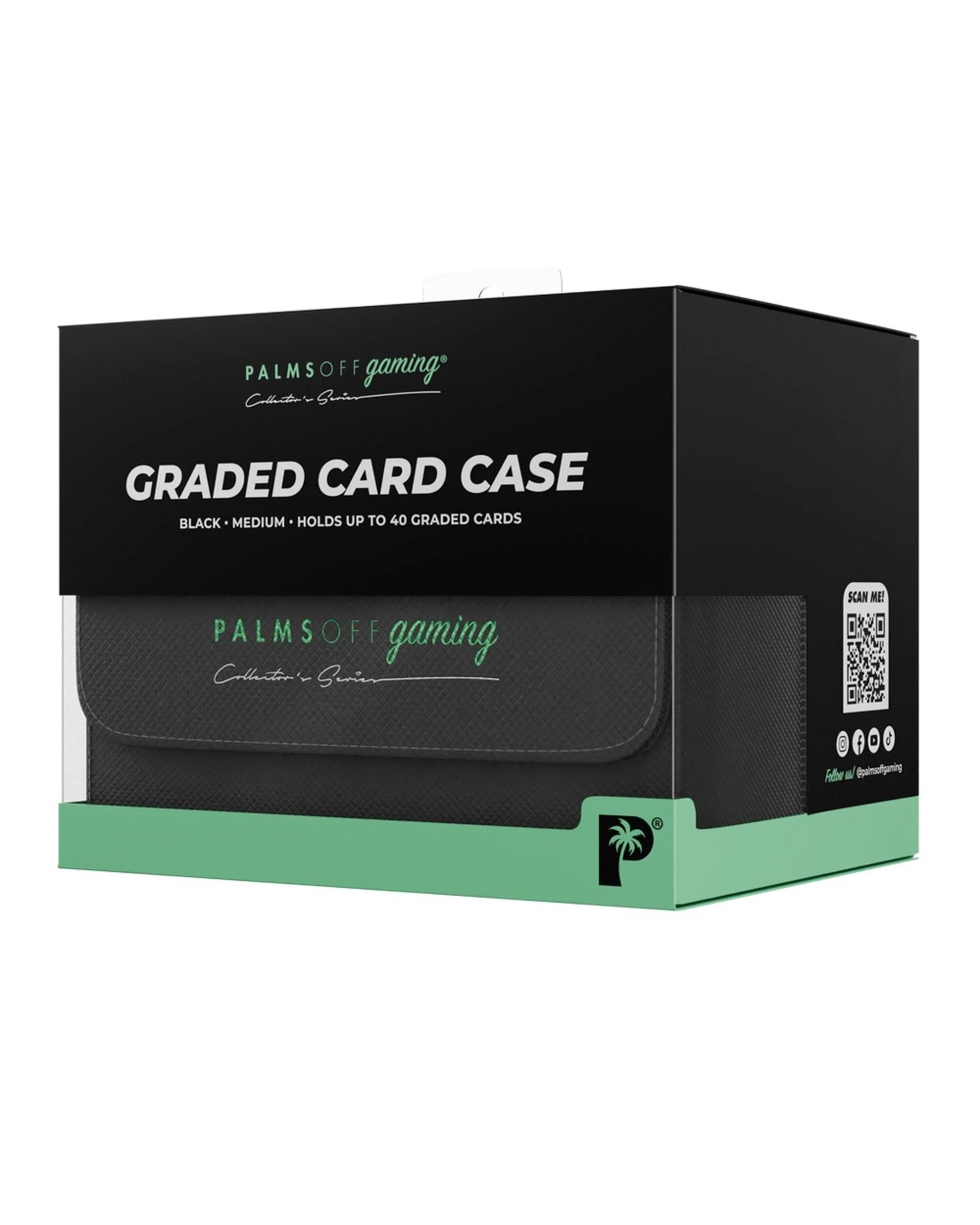 8 Palms Off Gaming Collector's Series Graded Card Storage Case Medium - Black, 8 of 8