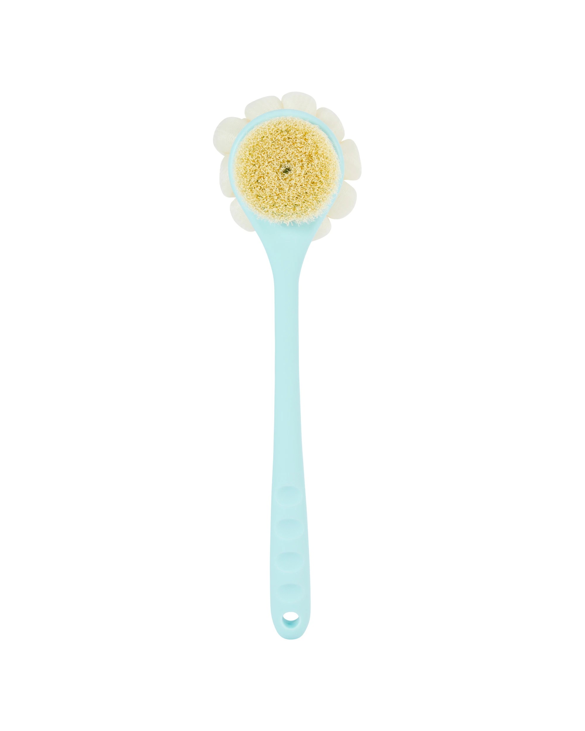 3 OXX Bodycare Dual-Sided Body Brush & Bath Puff - Mint, 3 of 4