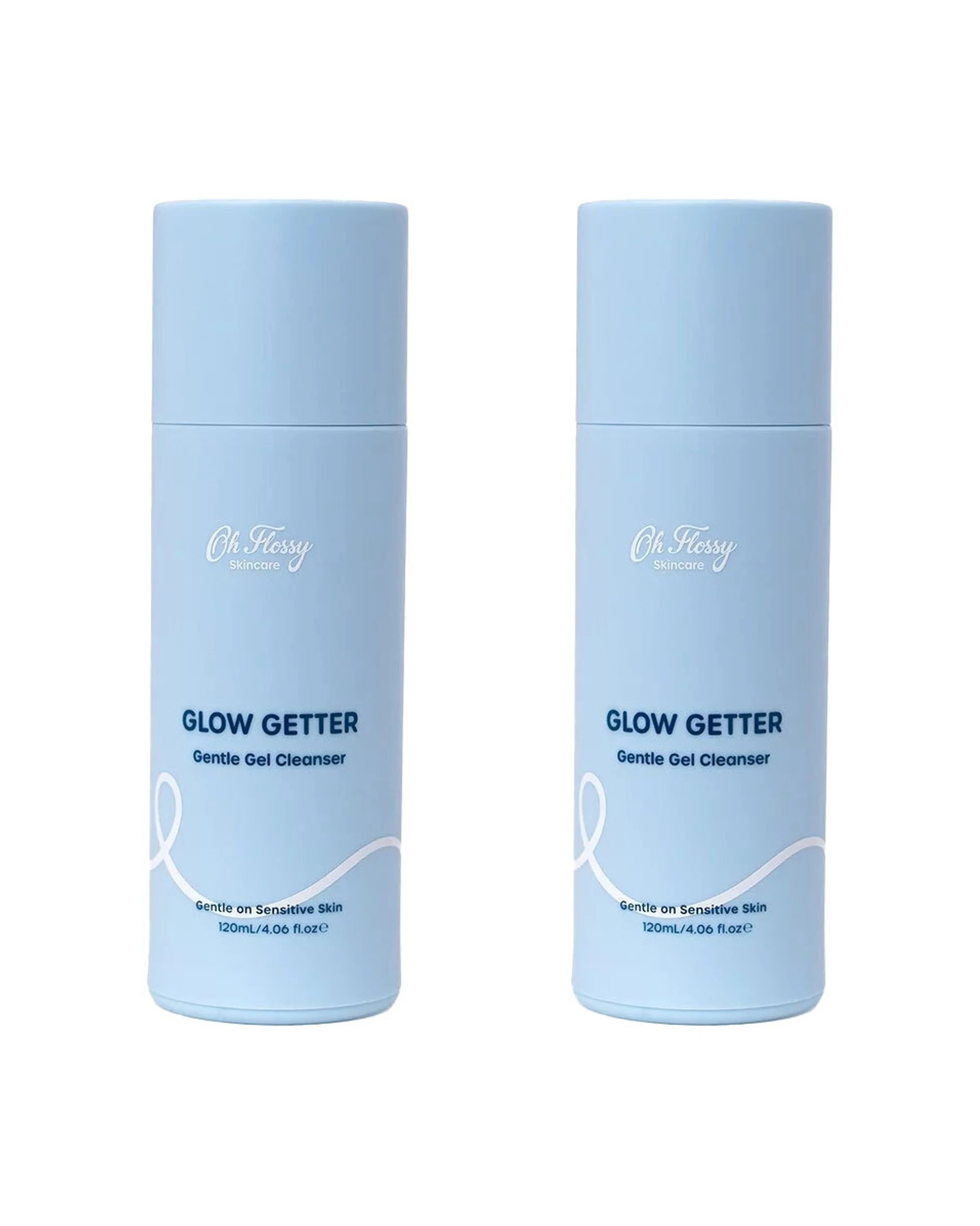 1 OH FLOSSY 120ml Glow Getter Gentle Gel Cleanser Sensitive Skin Formula - Blue, 1 of 3