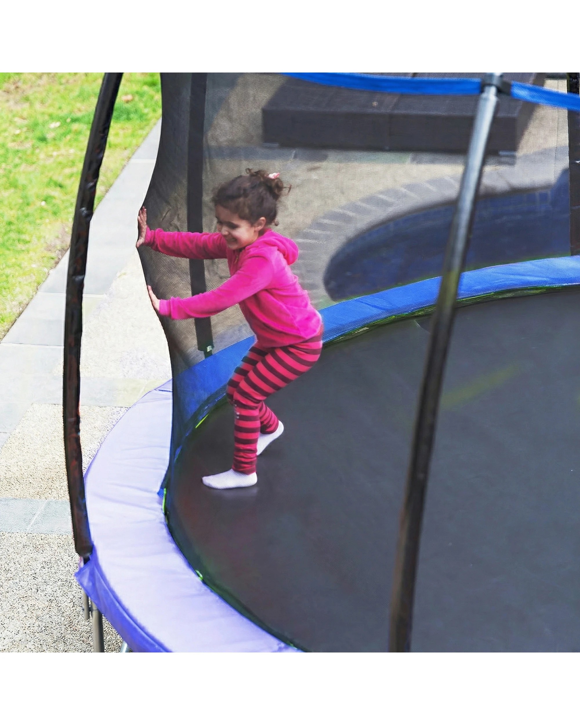 5 Kahuna 16ft Trampoline with Roof in Blue - Blue, 5 of 6