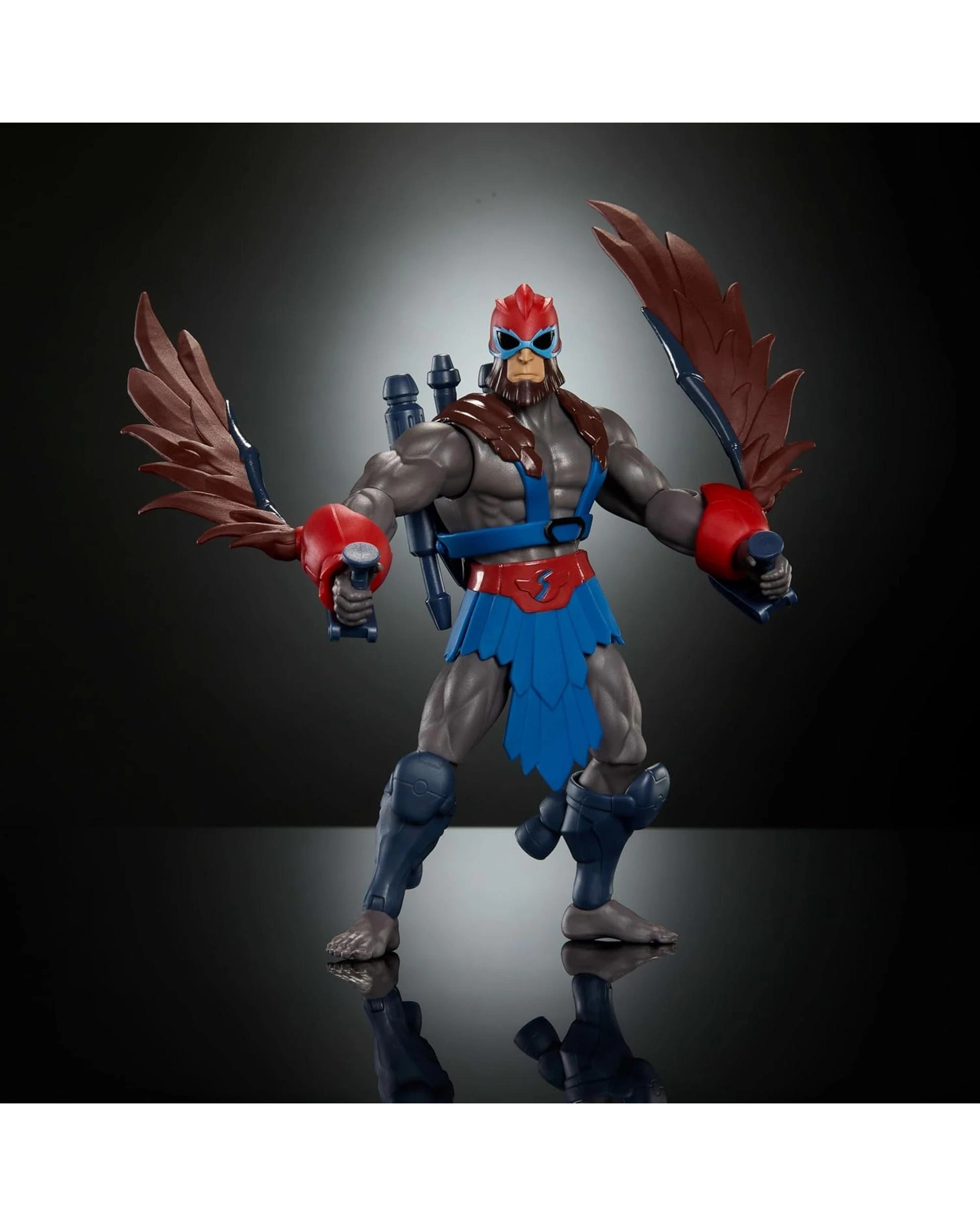 3 He-Man and the Masters of the Universe Origins Cartoon Collection 200X Stratos 5.5 inch Action Figure, 3 of 6