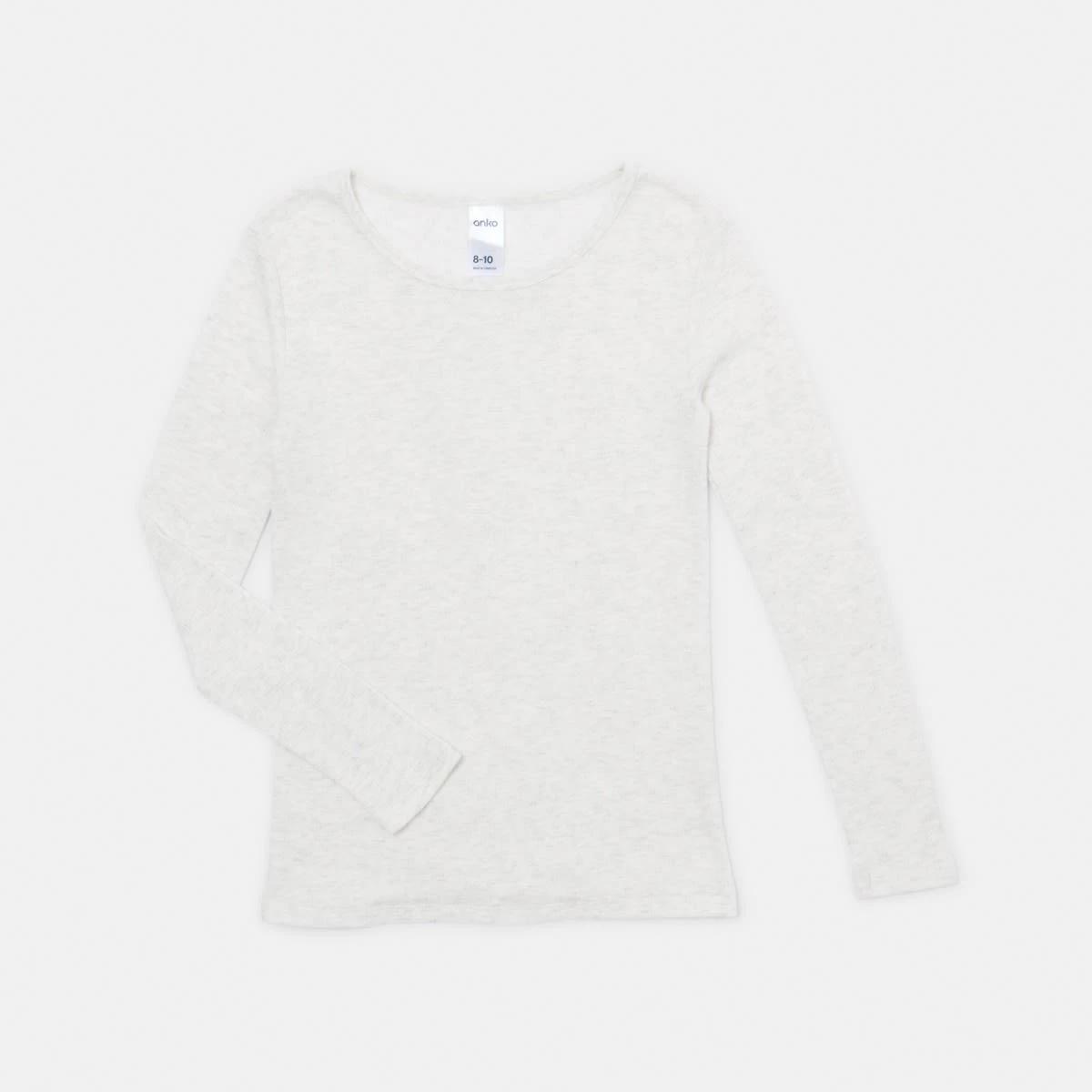 4 2 Pack Long Sleeve Brushed Thermal Top Dress Blue, 4 of 8