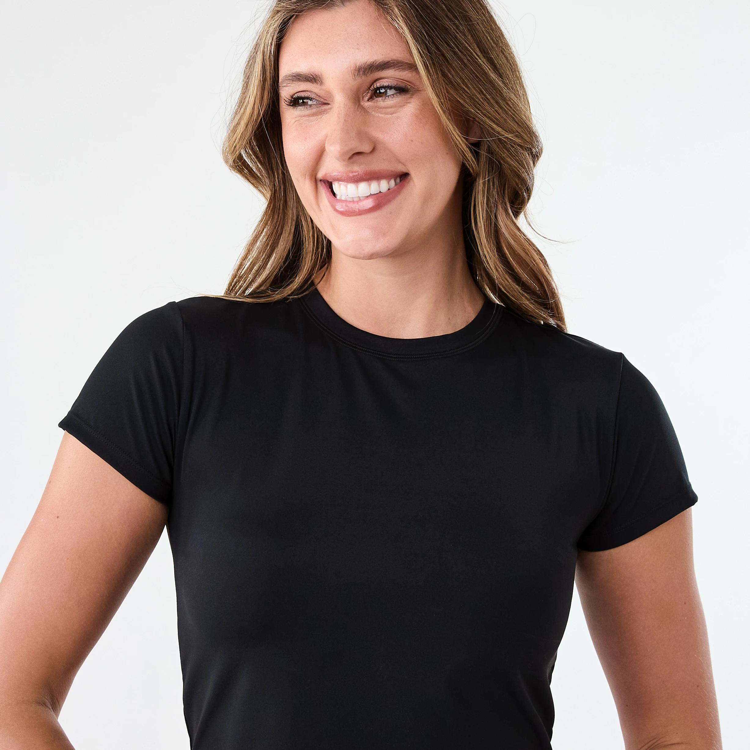4 Crop Rash Vest BLACK, 4 of 5