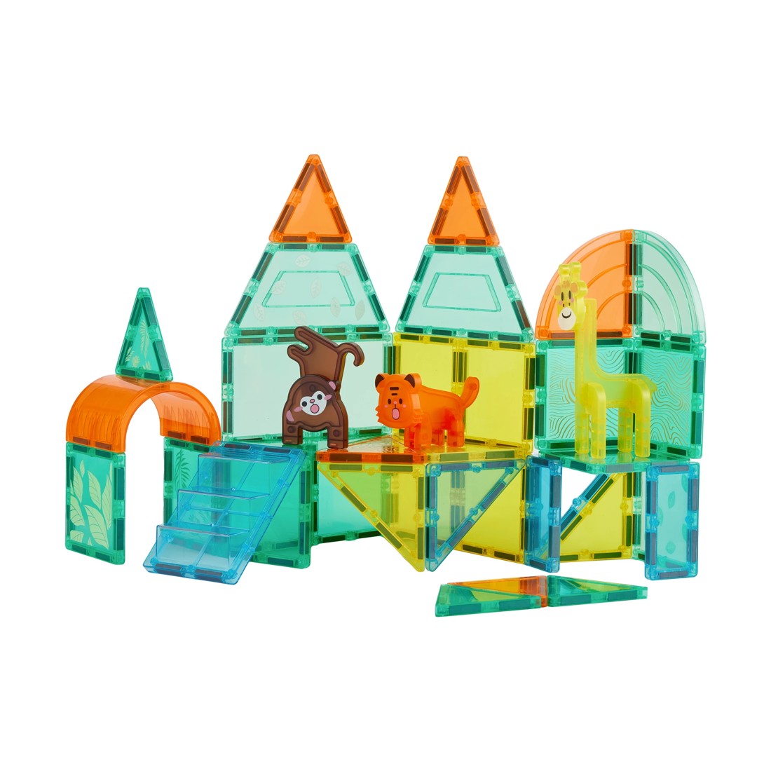 2 48 Piece Magnetic Safari Playset, 2 of 10