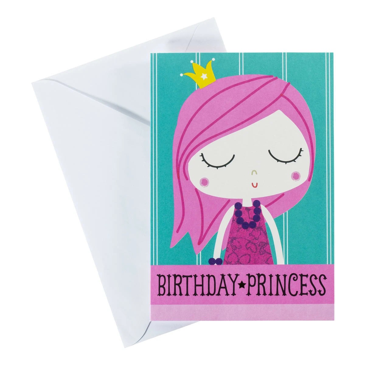 1 Princess Birthday Card, 1 of 2