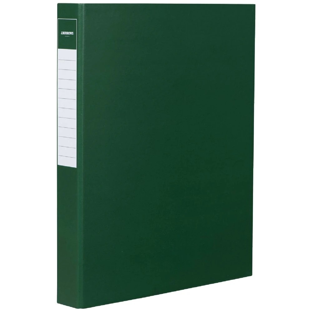 1 J.Burrows Binder A4 2 D-Ring 25mm Matte Green, 1 of 5
